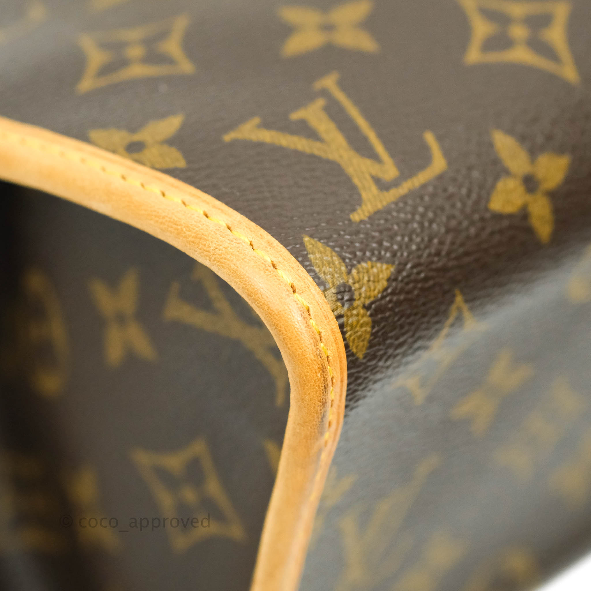 Louis Vuitton Vintage Monogram Canvas Sac Triangle Tricot Bag For