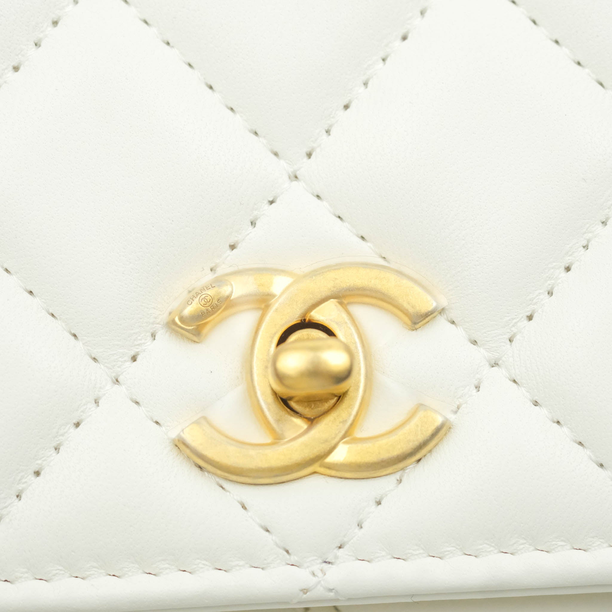 Chanel Quilted Pearl Crush Wallet on Chain WOC Pink Lambskin Aged Gold –  Coco Approved Studio