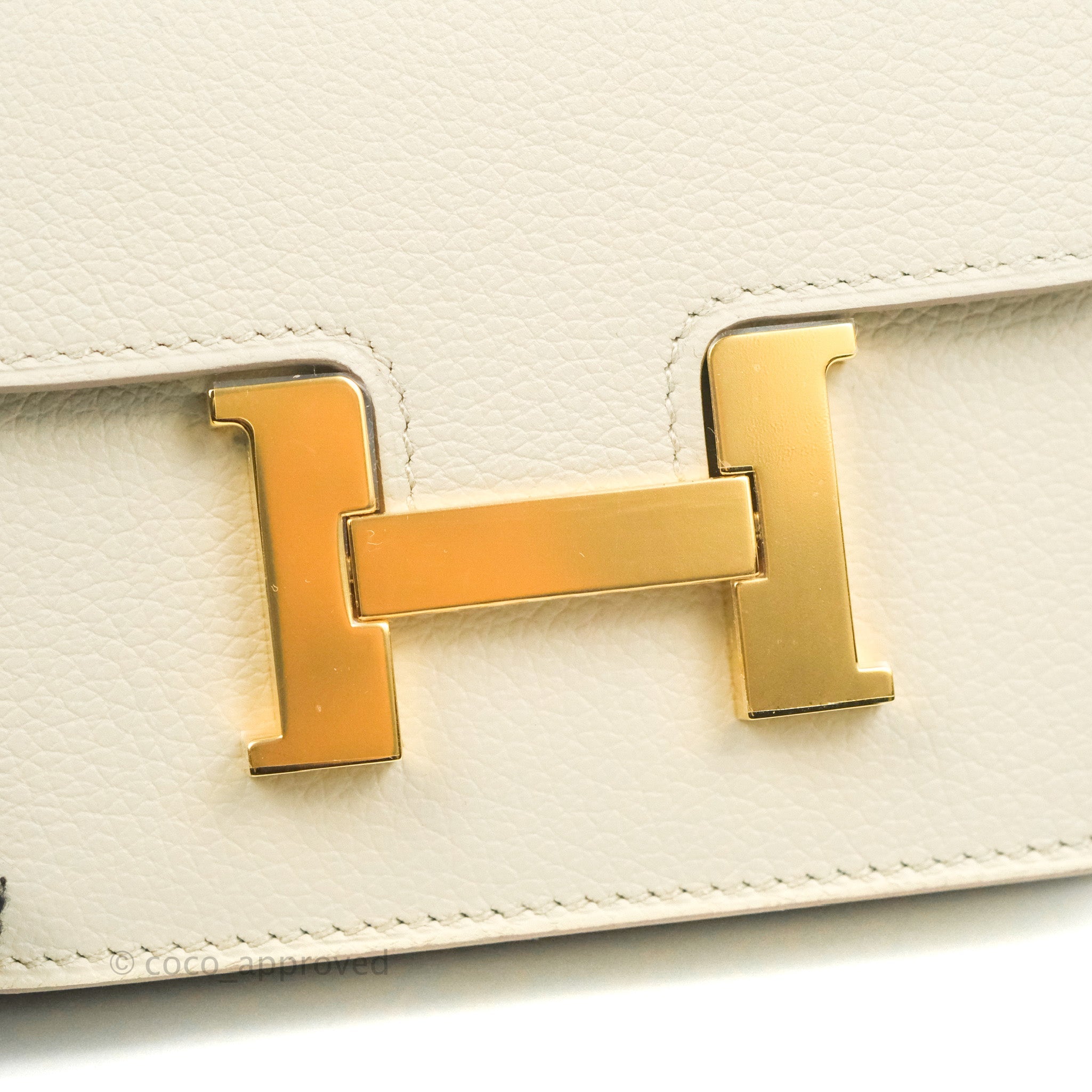 Hermes Constance Slim Wallet Beton Evercolor Gold Hardware – Madison Avenue  Couture