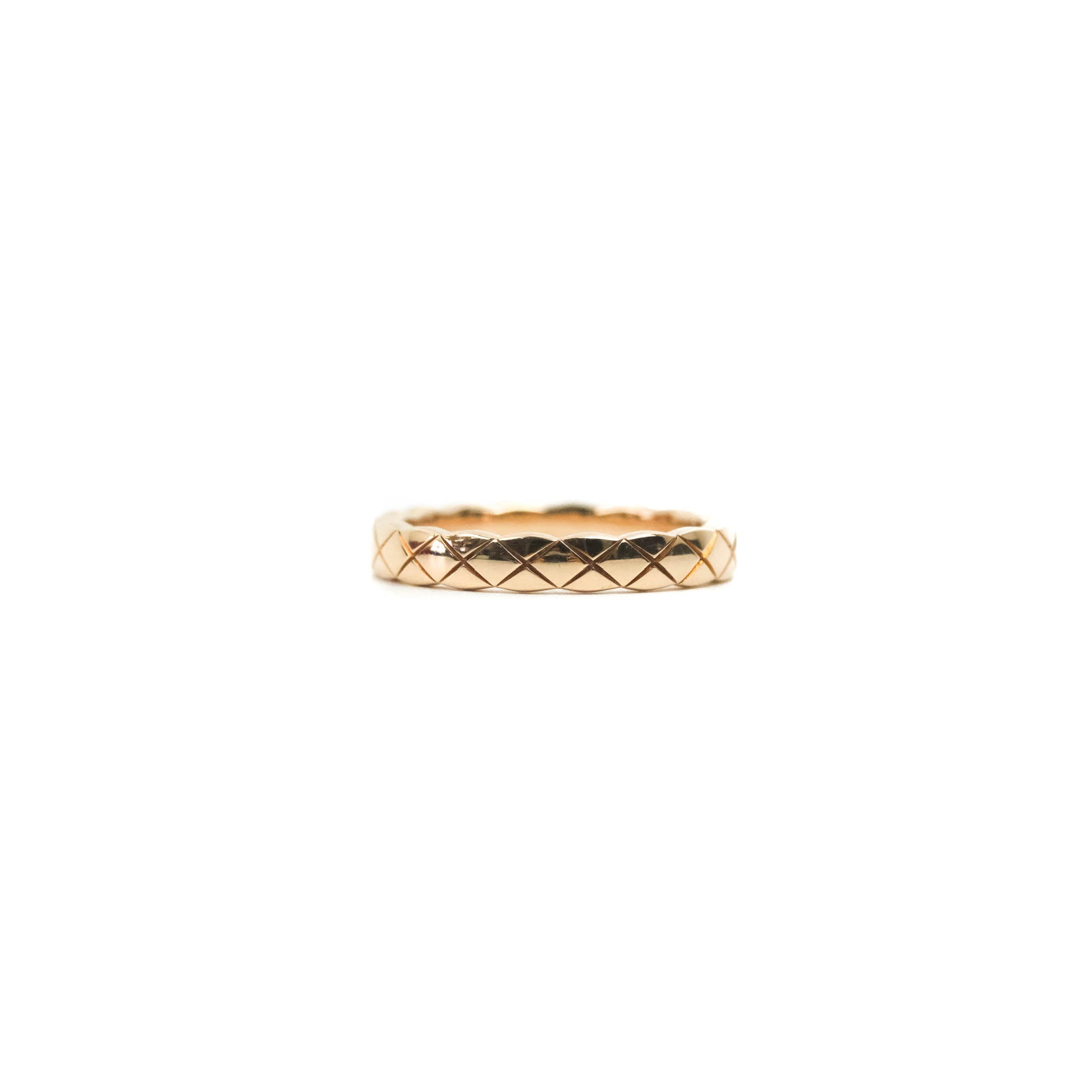 Chanel Coco Crush Ring 18K Beige Gold Size 52 – Coco Approved