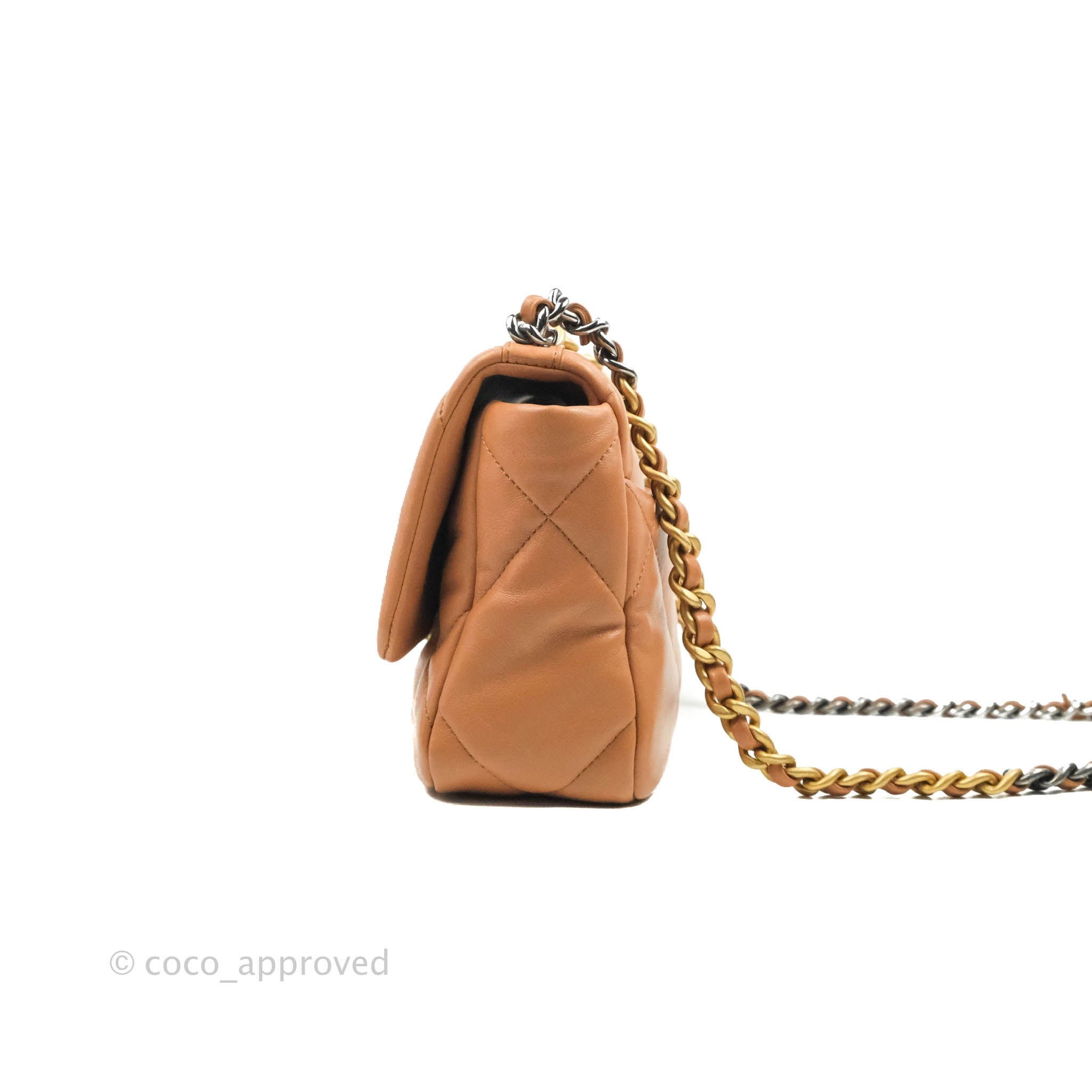 Chanel 19 Small Caramel Dark Beige Lambskin Mixed Hardware 21K – Coco  Approved Studio
