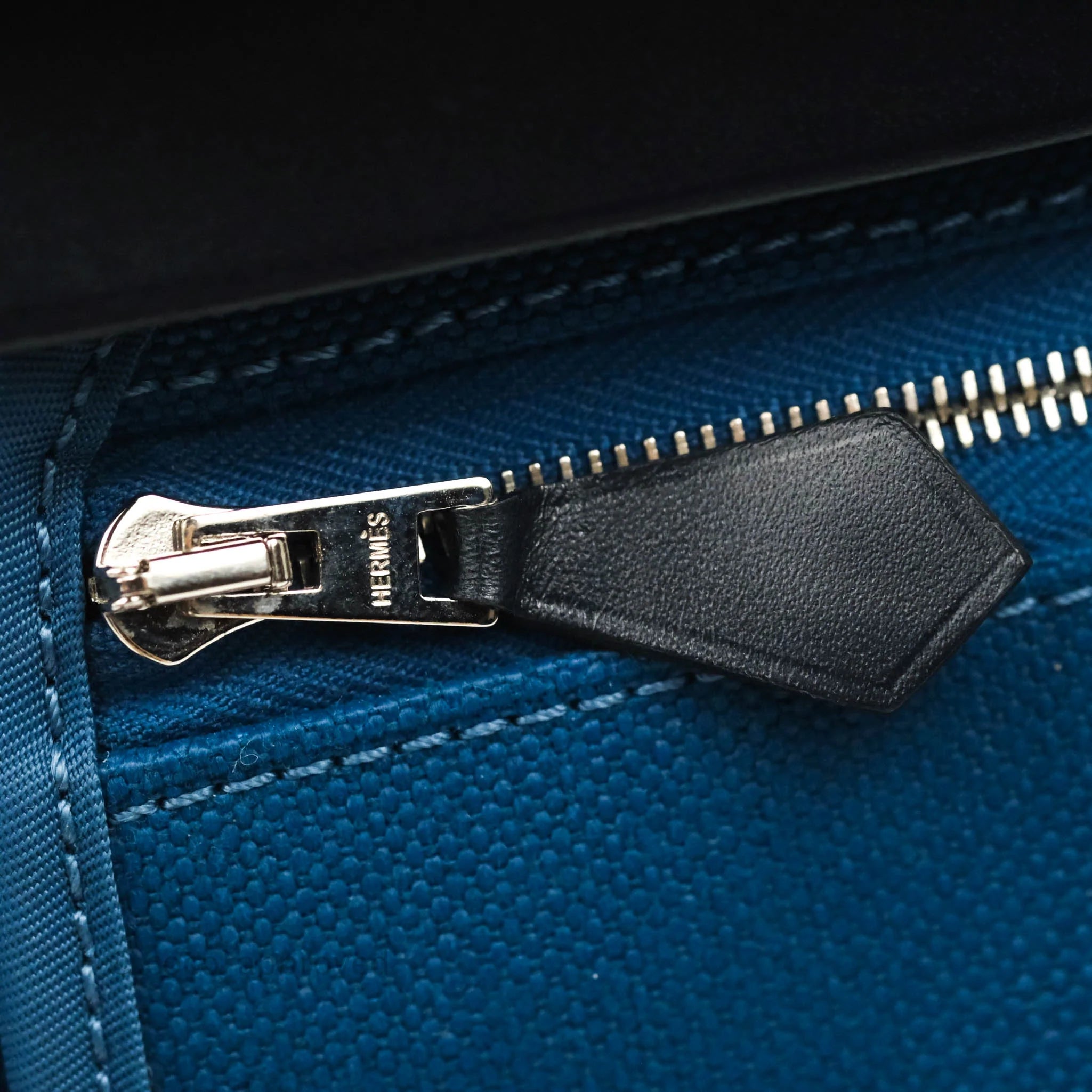 Hermès Limited Edition herbag 31 hardware plated Royal Blue