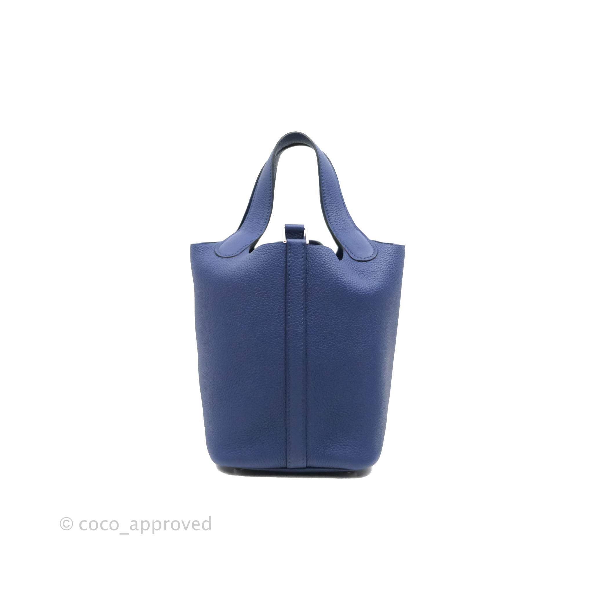 Hermes Picotin Lock 18 Bleu Saphir Maurice Palladium Hardware – Madison  Avenue Couture