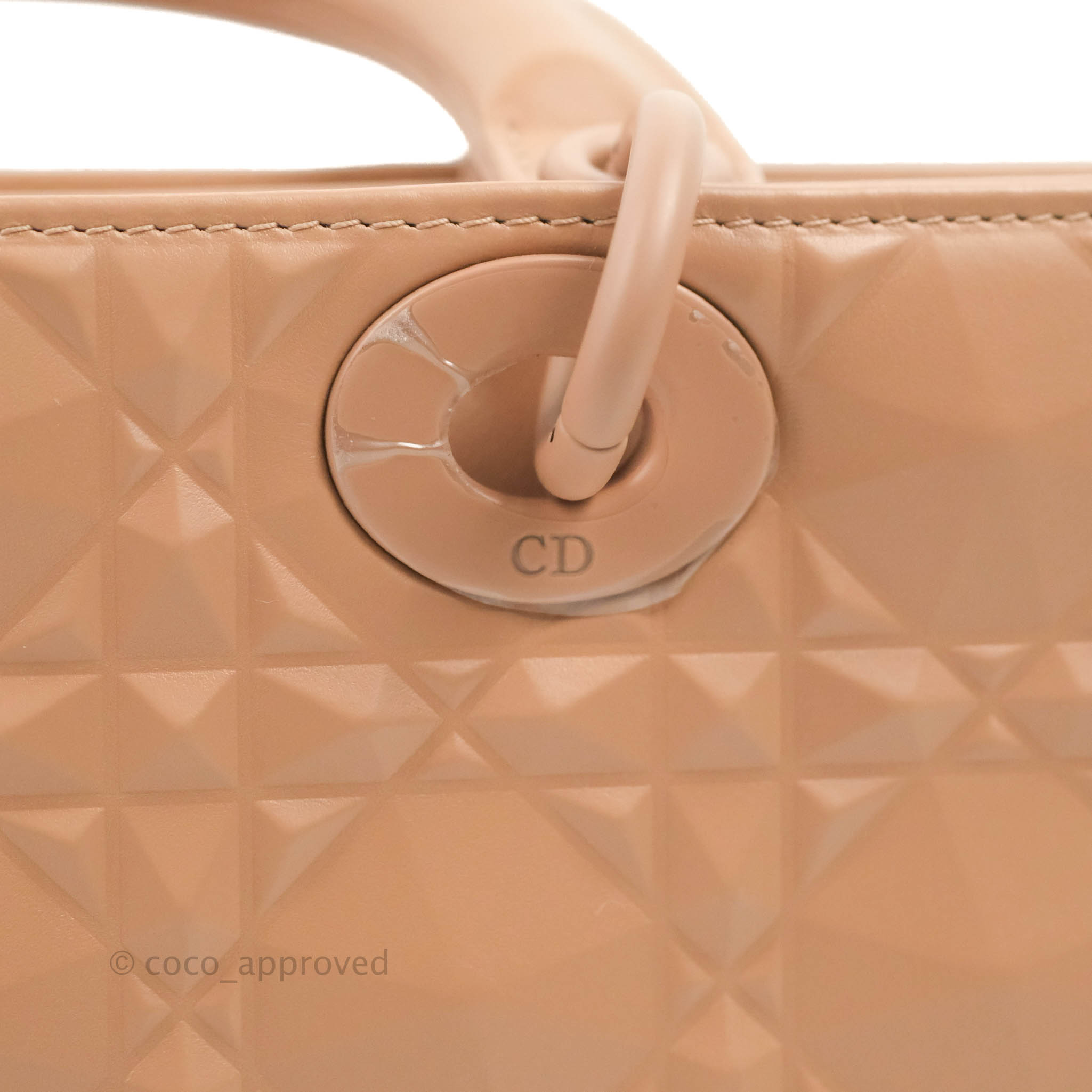 Dior Lady D-Joy Bag Rose Des Vents Cannage Calfskin with Diamond Motif –  Coco Approved Studio