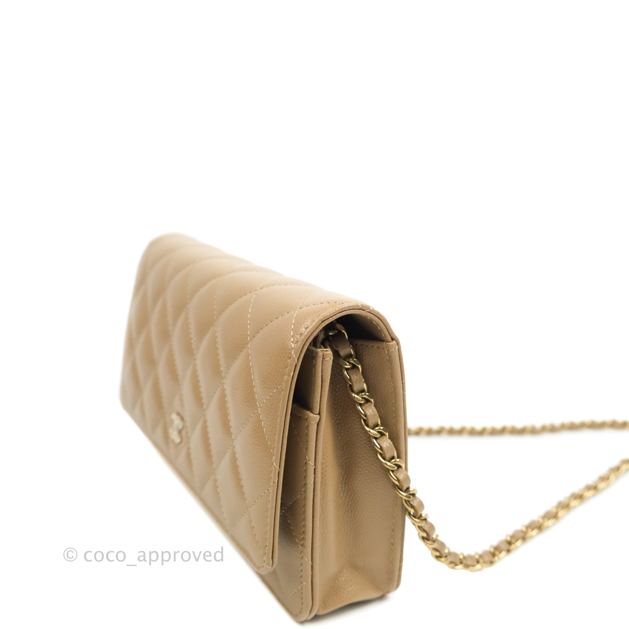Chanel Bags | Chanel Woc Beige GHW Hard to Find | Color: Cream/Gold | Size: Os | Lifelaashop's Closet