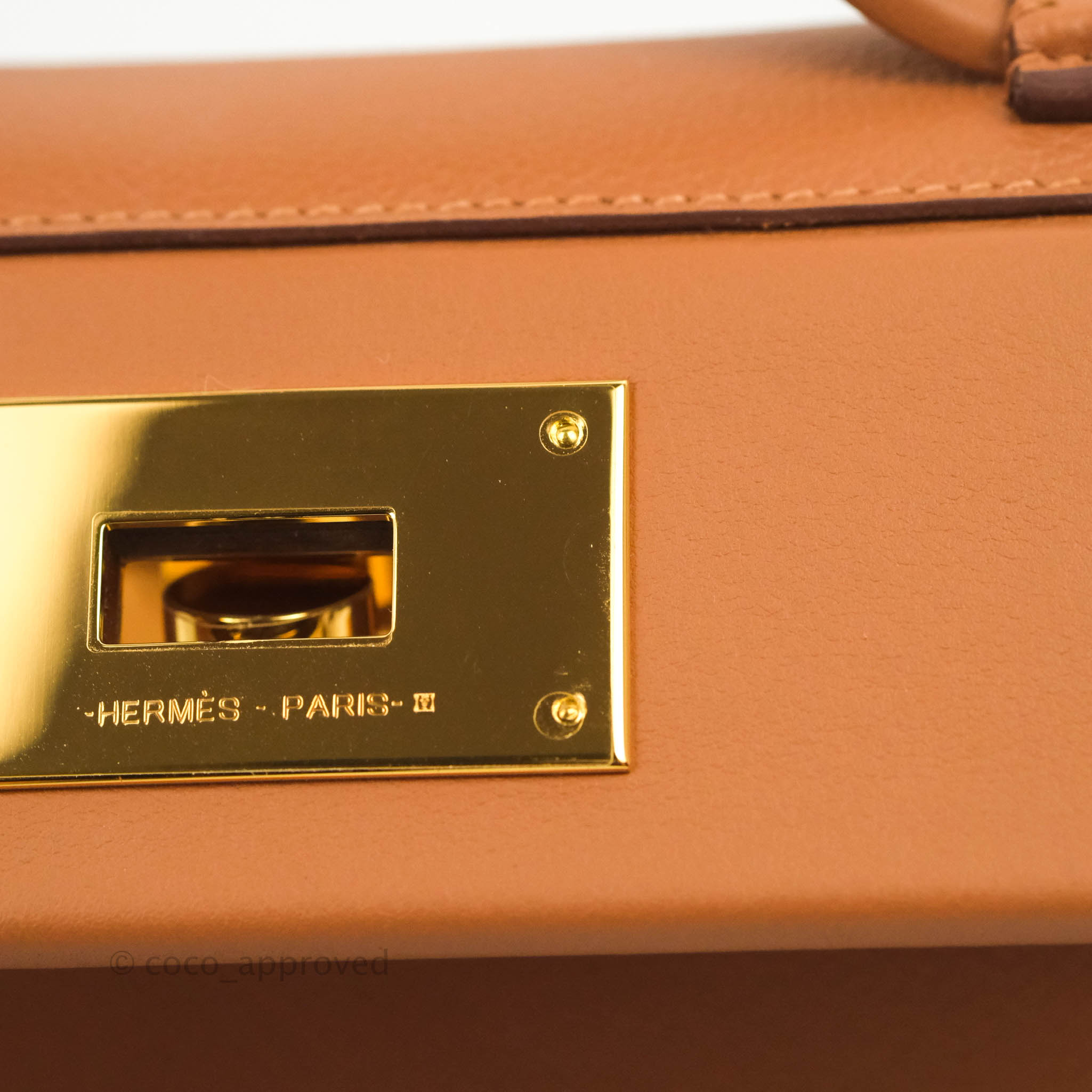 Hermès Caramel Swift And Evercolor Mini 24/24 Gold Hardware, 2021 Available  For Immediate Sale At Sotheby's