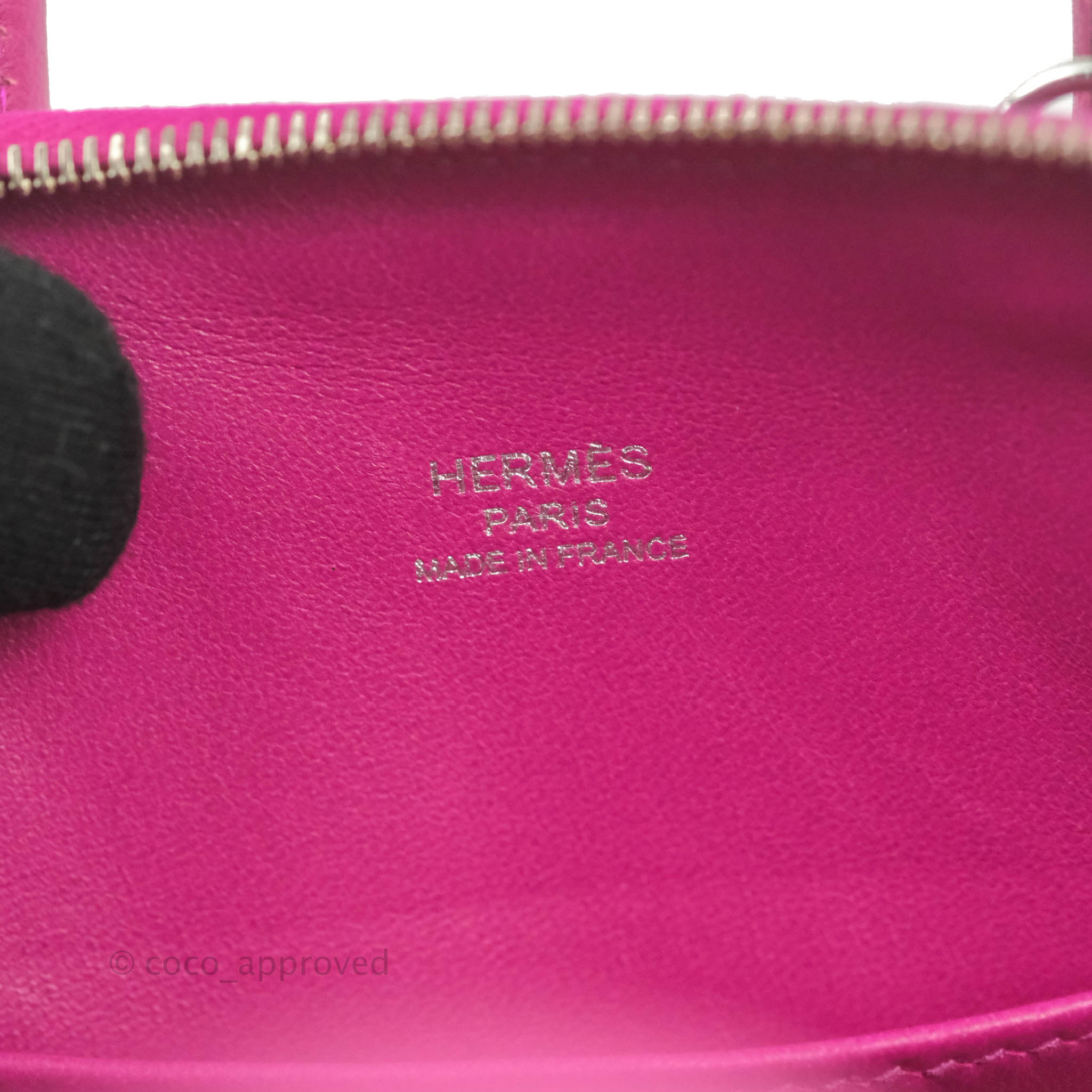 Hermès Etoupe Evercolor Leather Mini Bolide Bag with Palladium, Lot #14020