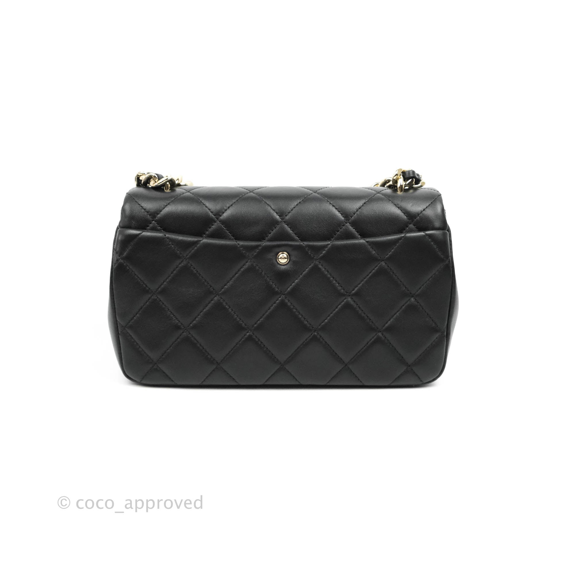 Chanel Large Flap Bag With Bi-Color Top Handle