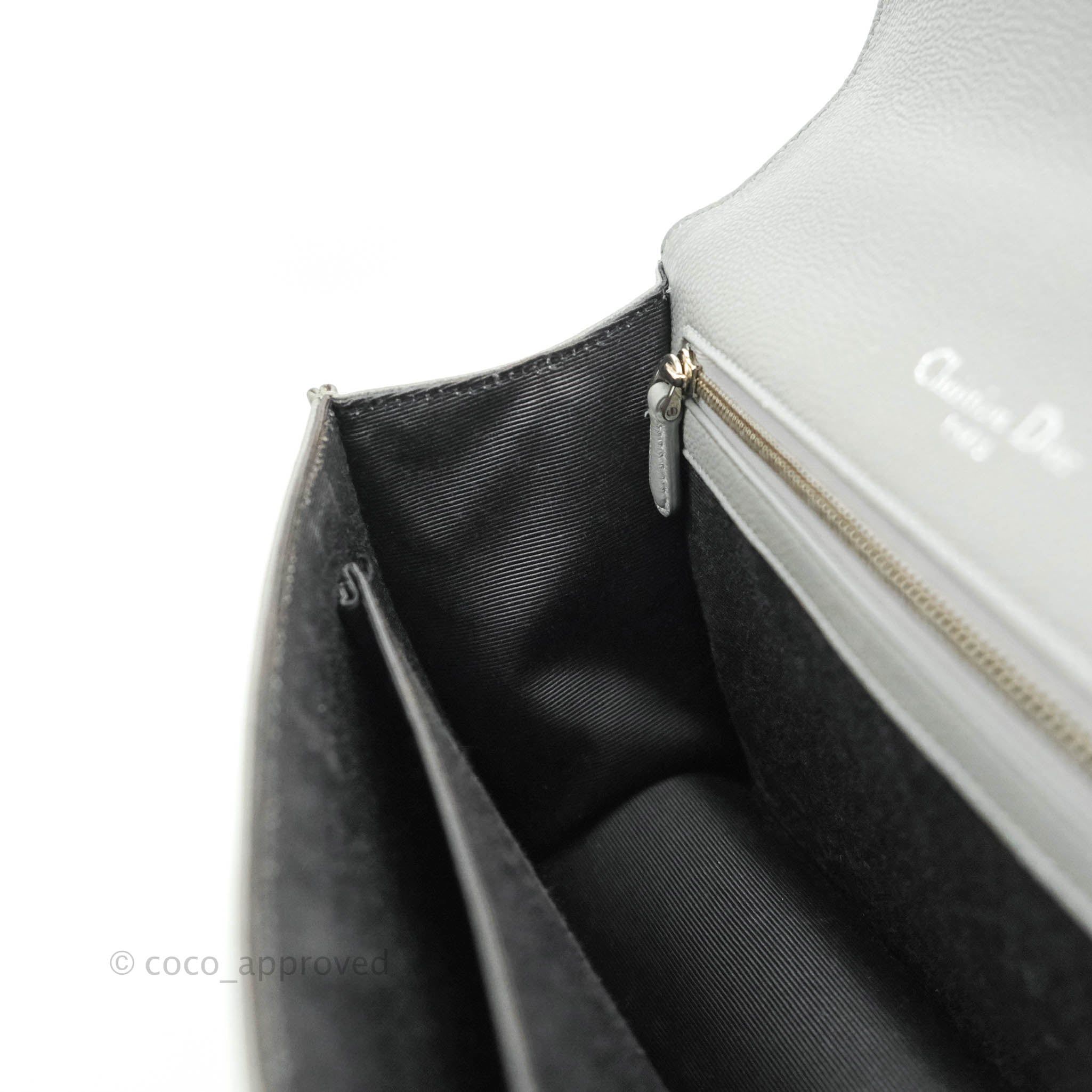 Diorama Flap Bag Grained Calfskin Large