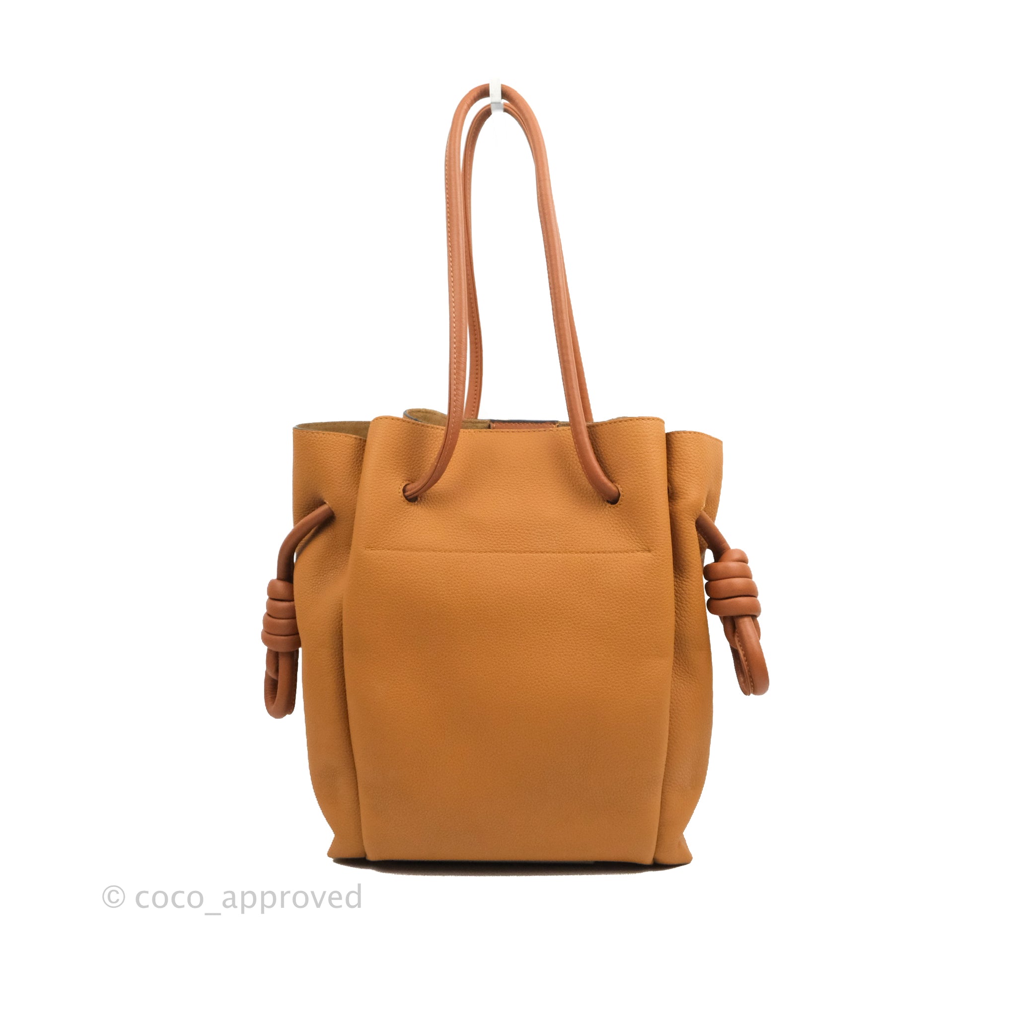 Loewe Small Flamenco Knot Bag Caramel Calfskin Coco Approved Studio