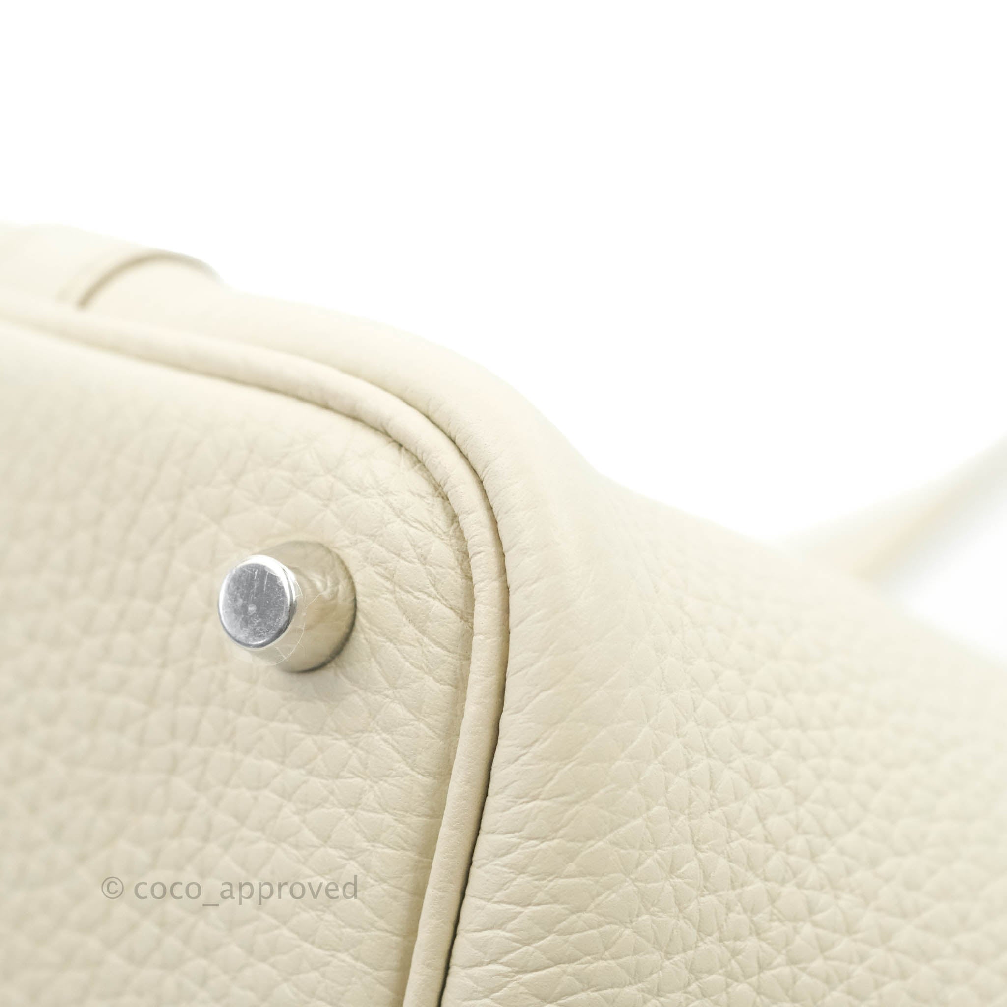 Hermès Picotin Lock 18 PM Bleu Pale Clemence Palladium Hardware – Coco  Approved Studio