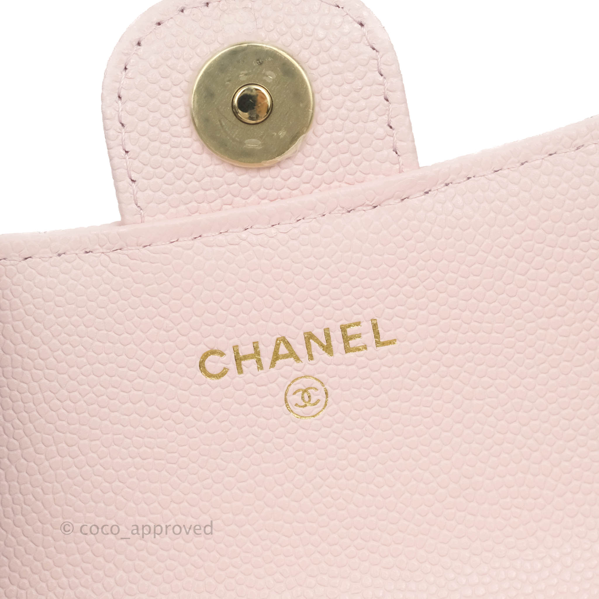 Chanel Mini Wallet With Chain Light Pink Caviar Gold Hardware – Coco  Approved Studio