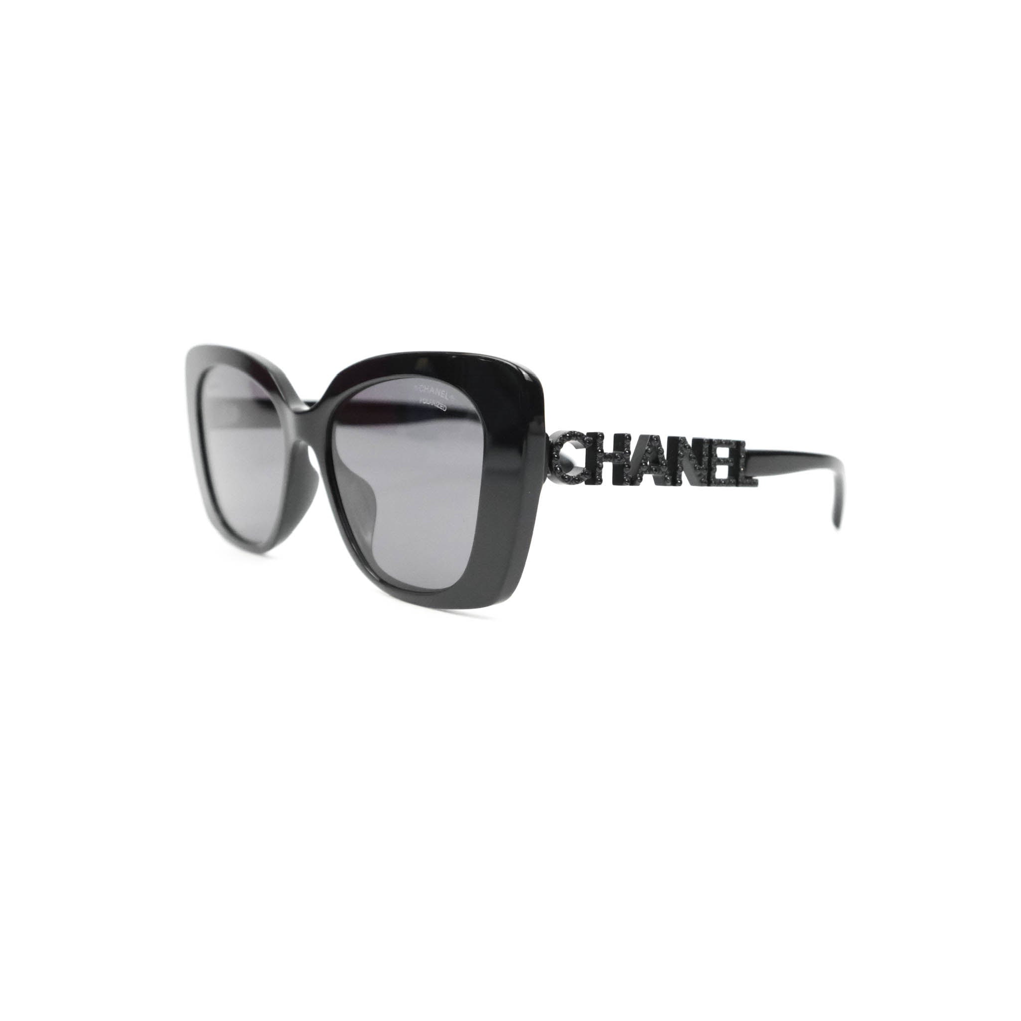 CHANEL 5422B Square Acetate & Strass Sunglasses