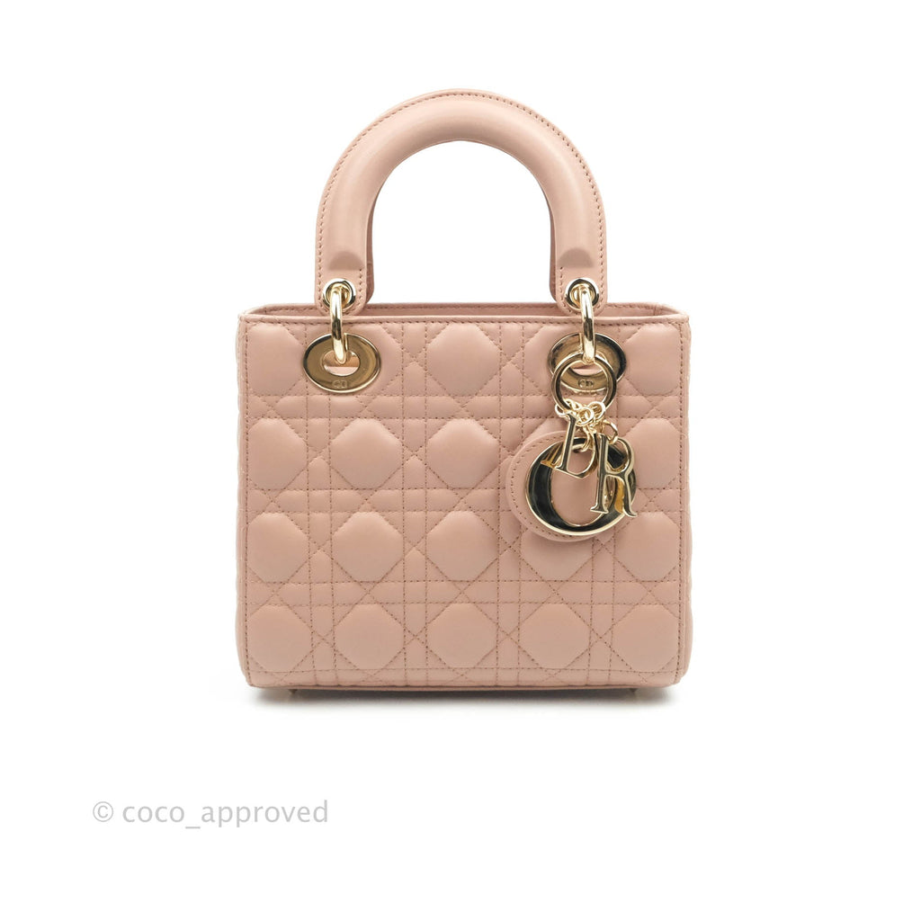 Christian Dior My ABCDior Lady Dior Fard Blush Lambskin Gold Hardware