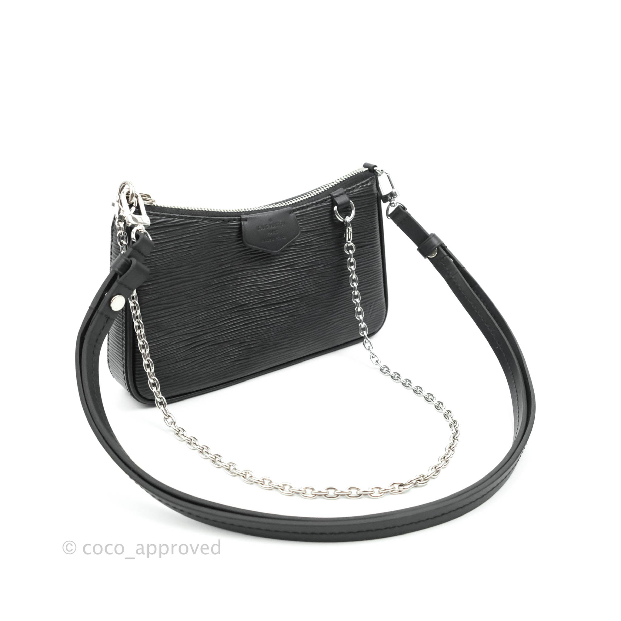 Easy Pouch On Strap Epi Leather in Black - Small Leather Goods M80471 – ZAK  BAGS ©️