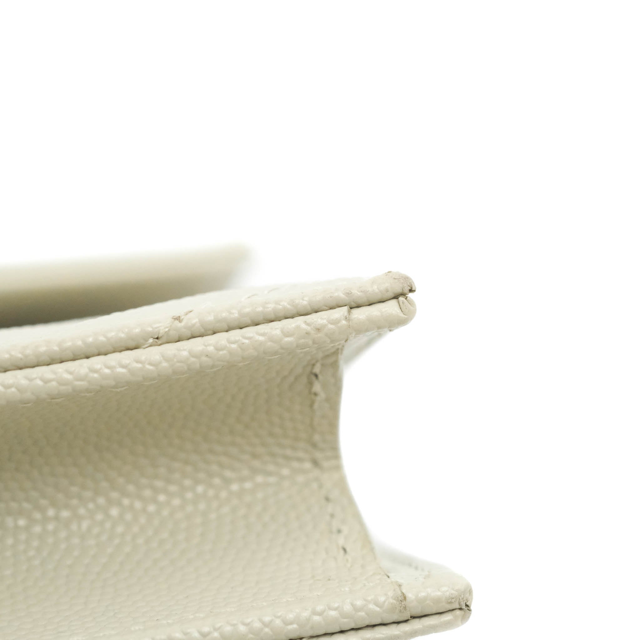 小物 Llife LEATHER CHAIN WALLET CODE  WHITE Llife（ライフ）の「Llife LEATHER CHAIN WALLET CODE