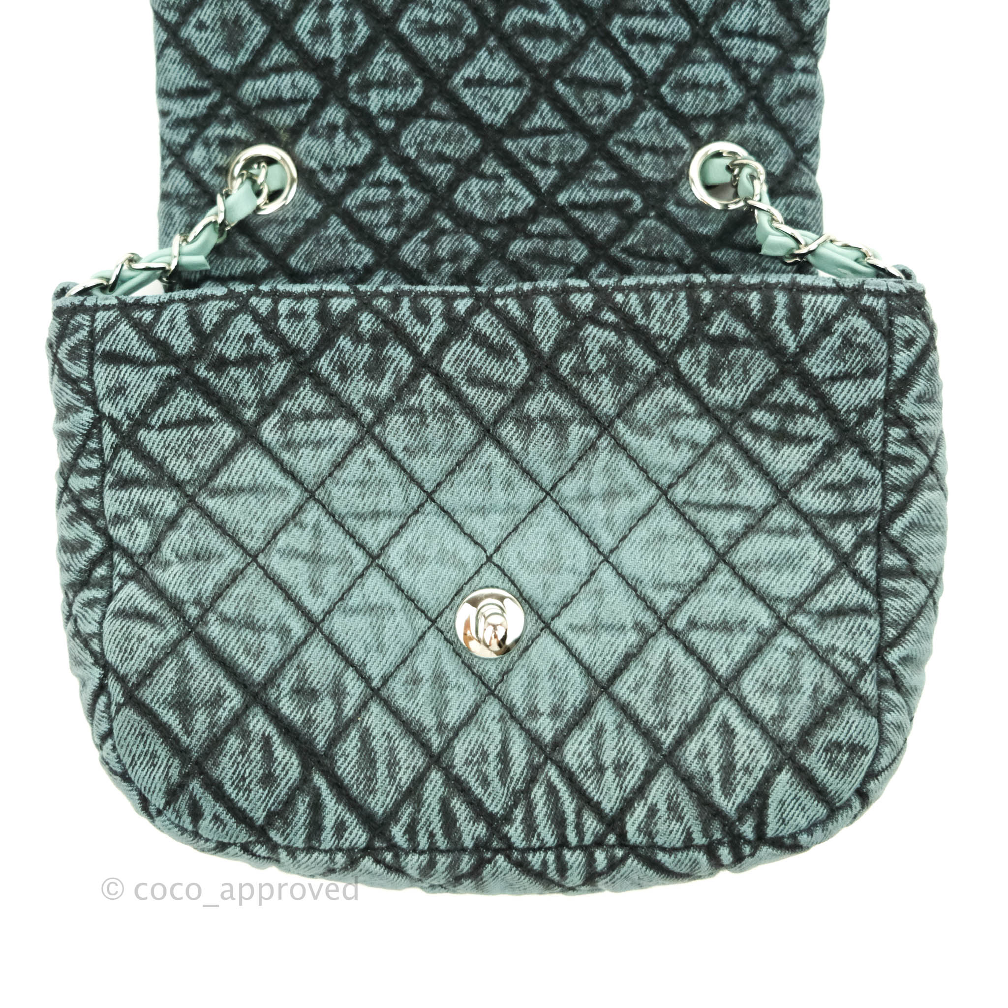Chanel Blue Denimpression Flap bag at Jill's Consignment