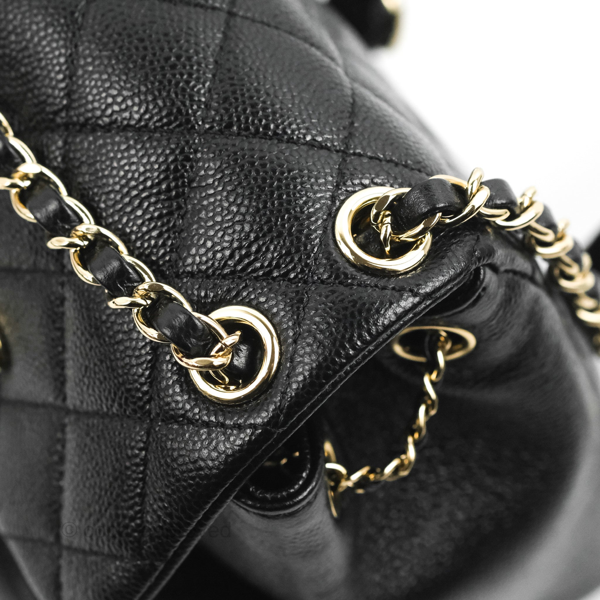 Chanel Duma Backpack Small Black Caviar Gold Hardware 23P – Coco