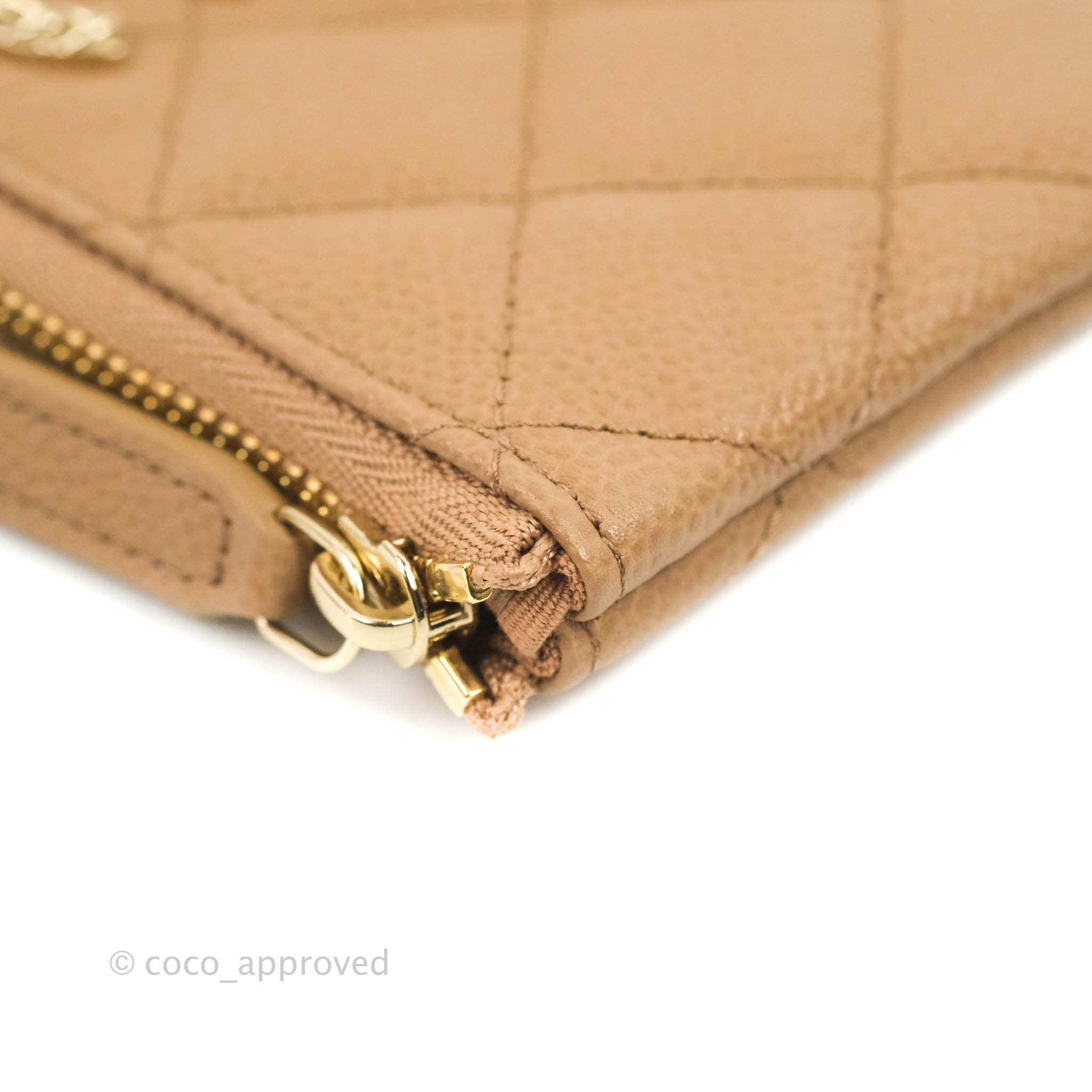 Chanel Quilted Classic WOC Dark Beige Caviar Gold Hardware – Coco Approved  Studio