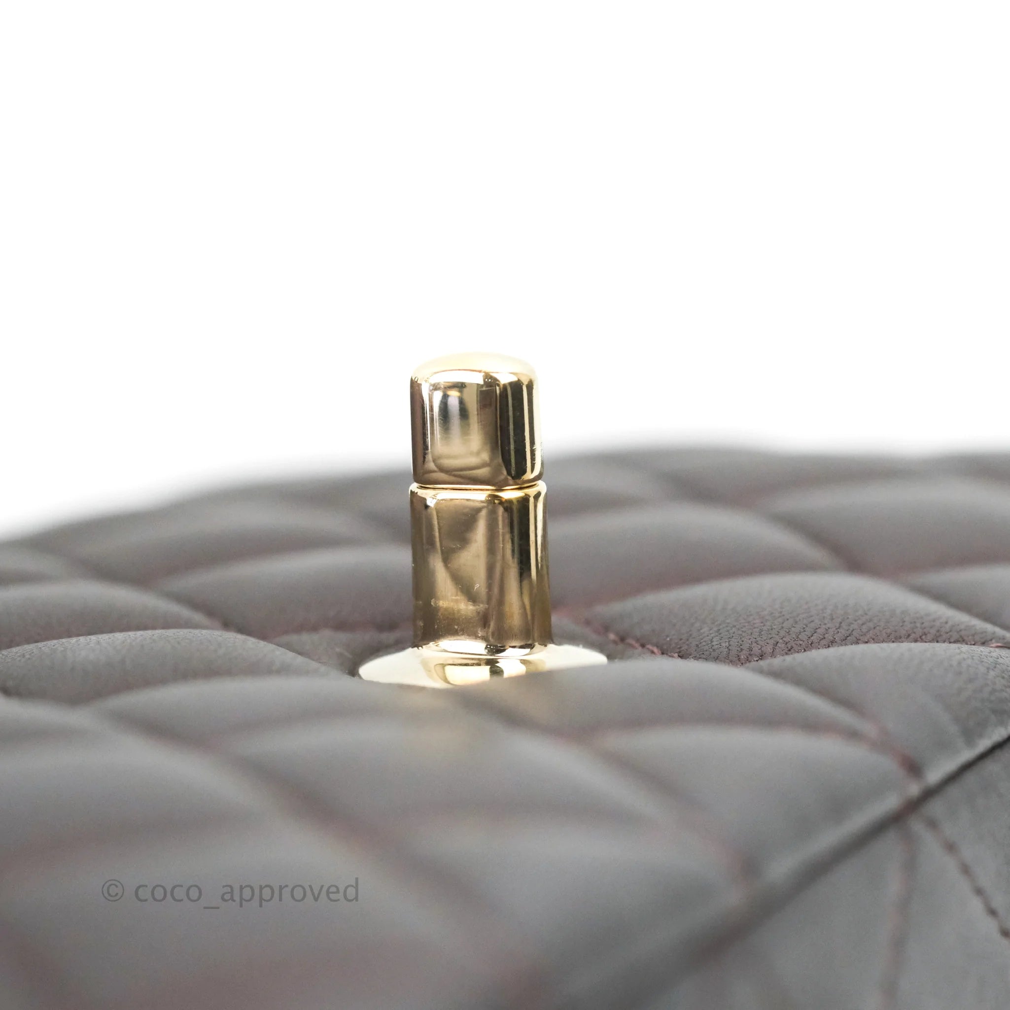 Chanel Top Handle Mini Rectangular Flap Bag Black Lambskin Gold Hardwa – Coco  Approved Studio