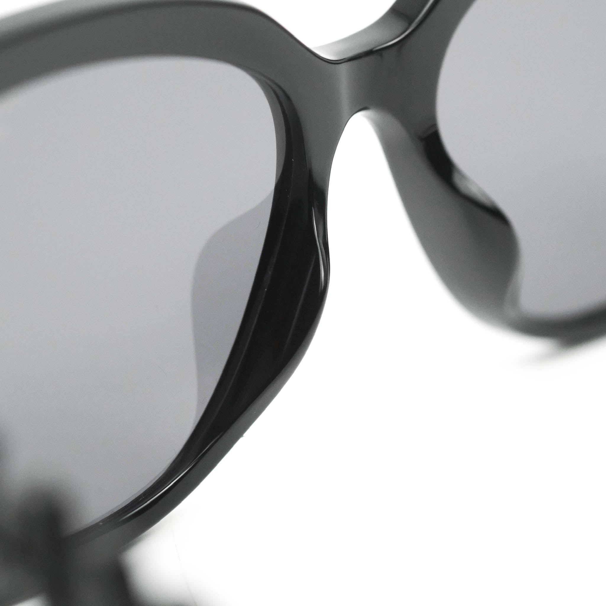CHANEL Square Chain Sunglasses 5362-Q Shaded Black 149001