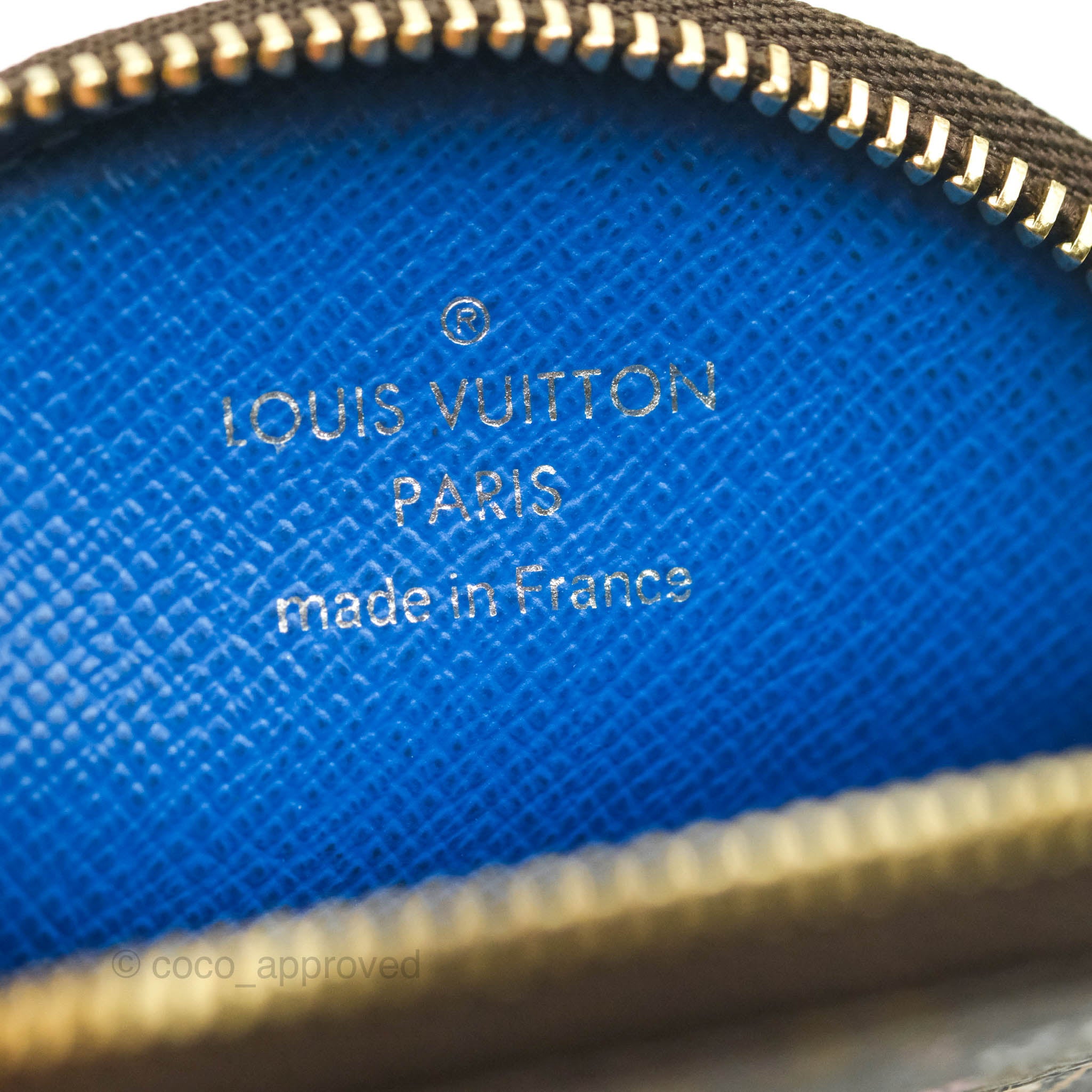 Louis Vuitton Round Coin Purse Monogram Vivienne Venice Blue Lining in  Coated Canvas with Gold-tone - GB
