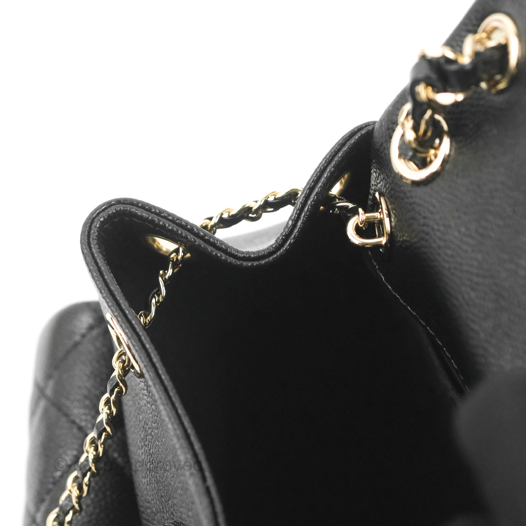 Chanel Duma Backpack Small Black Caviar Gold Hardware 23P – Coco