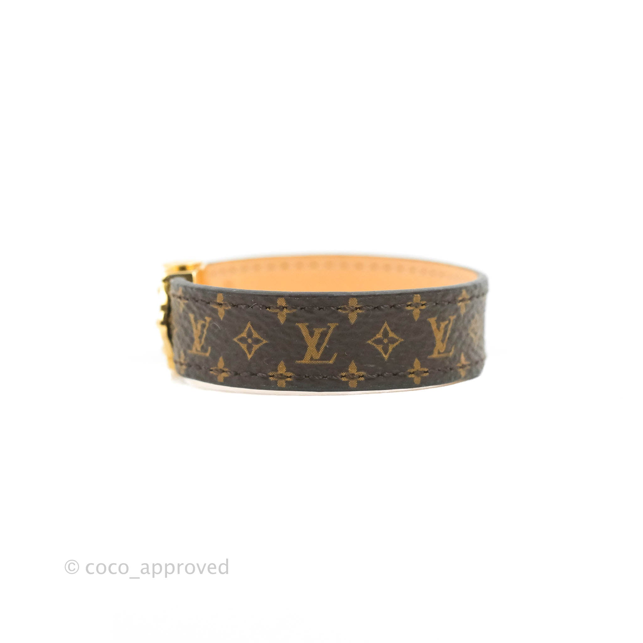 Louis Vuitton Womans Nano Monogram Bracelet Monogram 19 – Luxe Collective