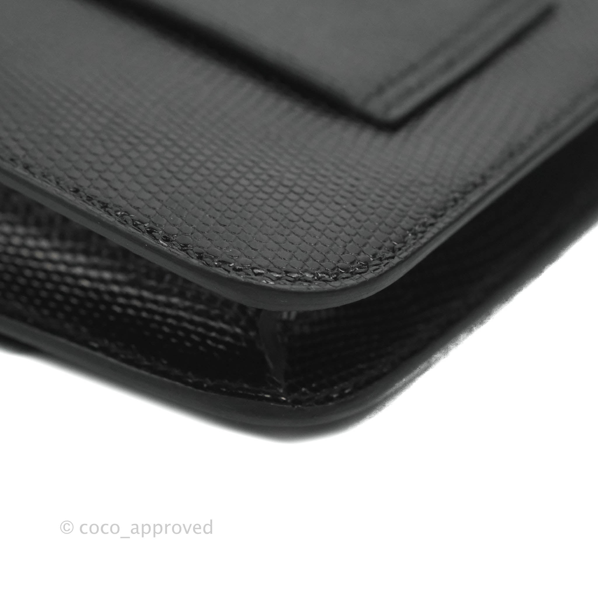 Hermes Constance Slim Wallet Waist Belt Bag Black Rose Gold Hardware –  Mightychic
