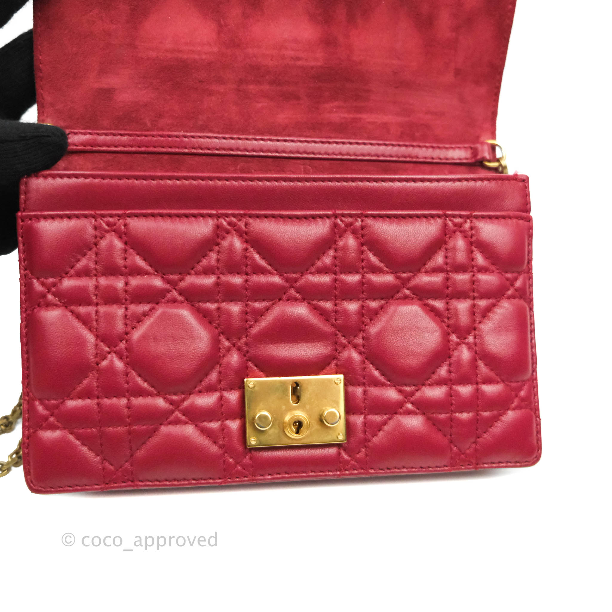 Dior, Bags, Christian Dior Dioraddict Flap Bag Cannage Quilt Lambskin  Medium Pink