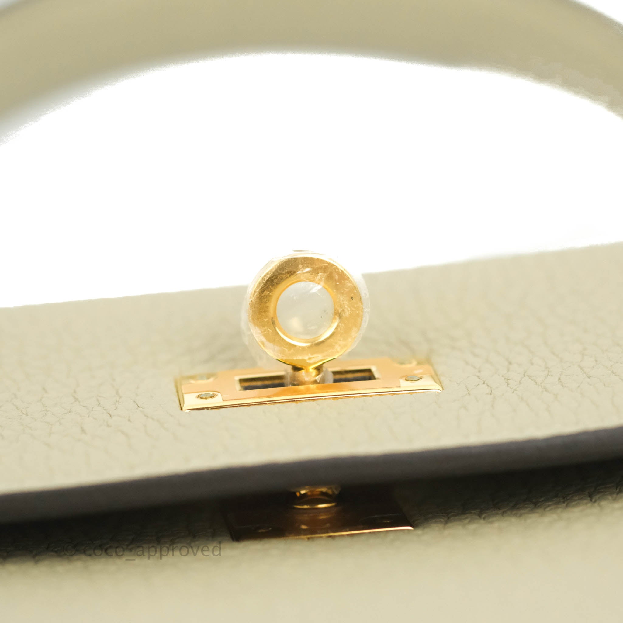 Hermès Kelly 25cm Retourne Veau Togo 2Z Bleu Nuit Gold Hardware – SukiLux