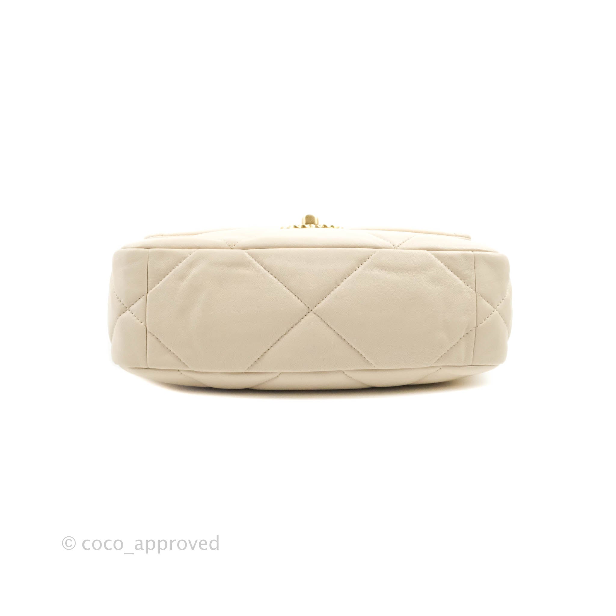 Chanel 19 Small Light Beige Lambskin Mixed Hardware 20C – Coco
