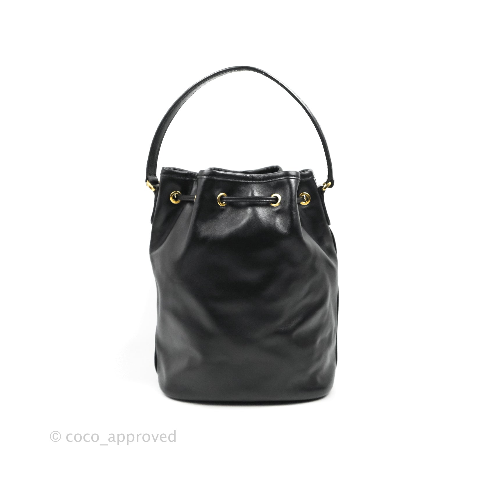 Prada Duet Bucket Bag Black Leather – Coco Approved Studio