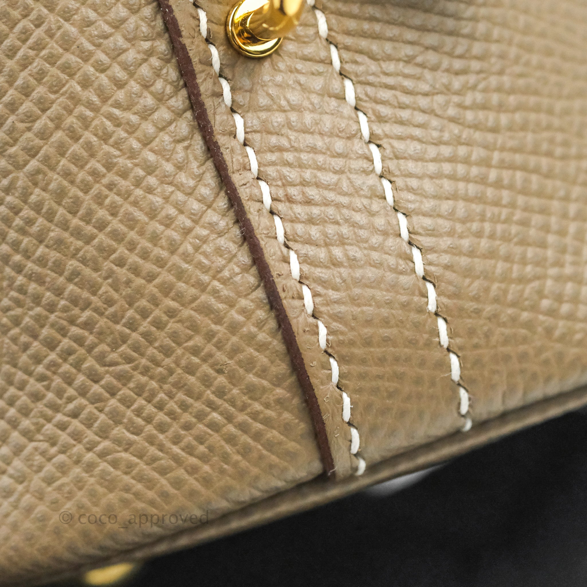Hermès Bolide 1923 25 Etoupe Epsom Gold Hardware – Coco Approved Studio