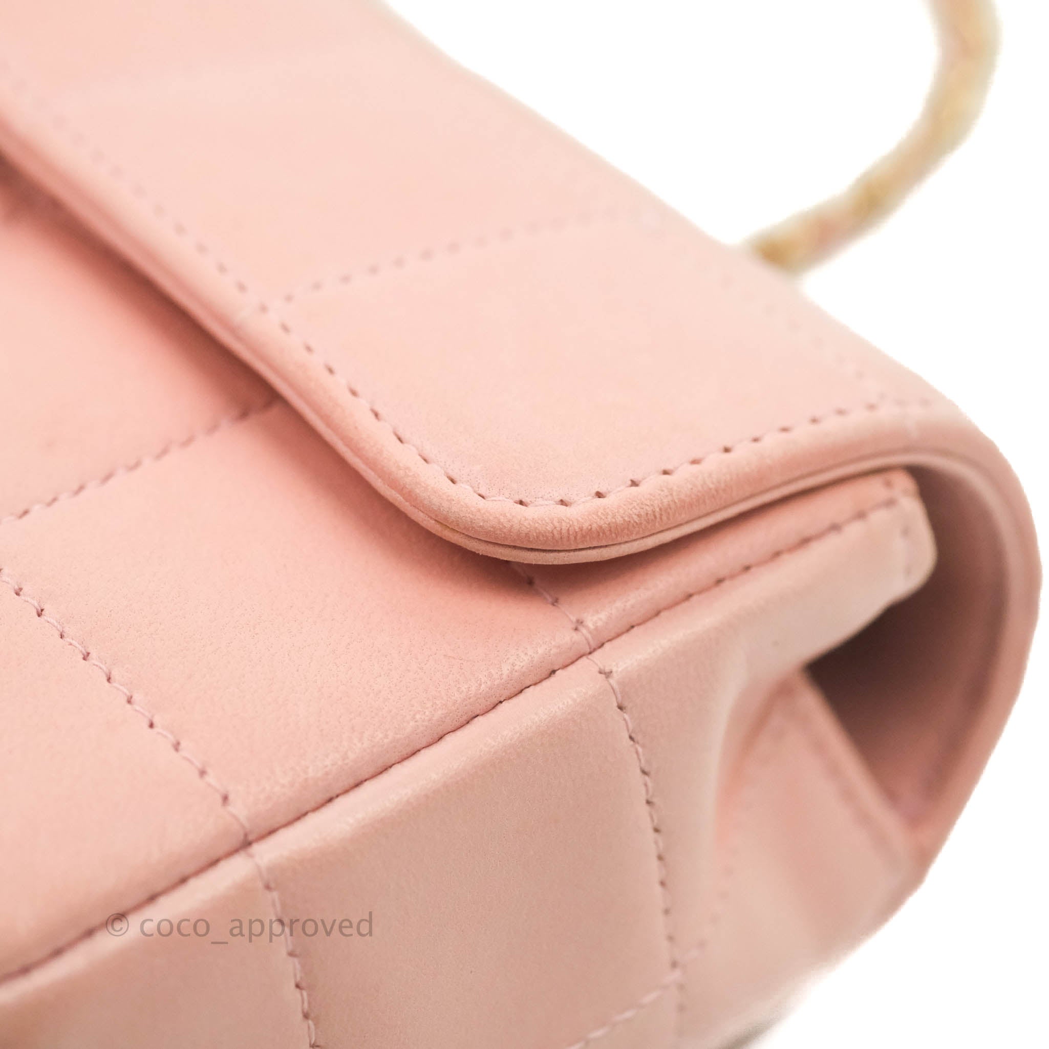 Chanel Pink Small Classic Double Flap Bag - ASL2126