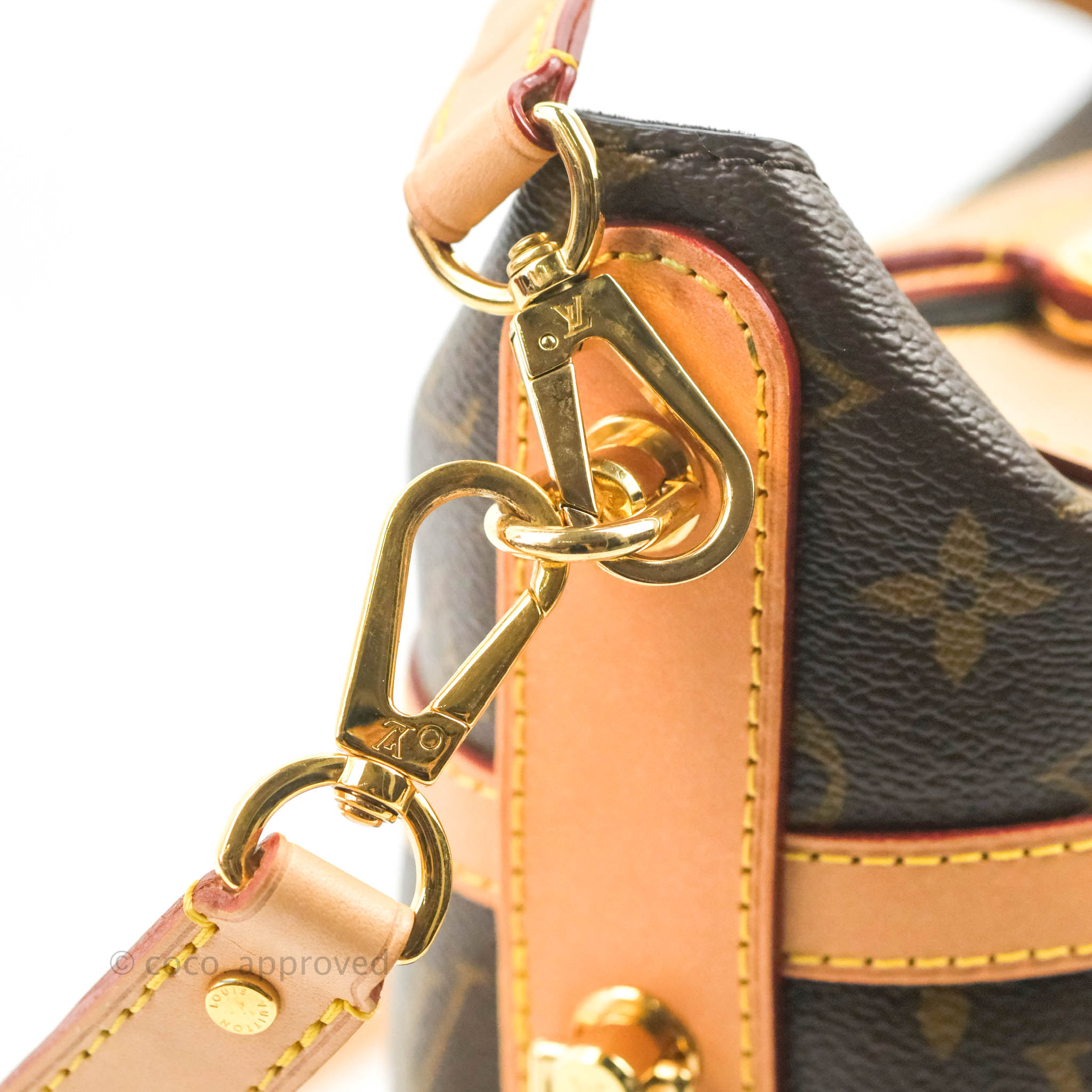 Louis Vuitton Monogram 'Duffle' Bucket Bag with Strap