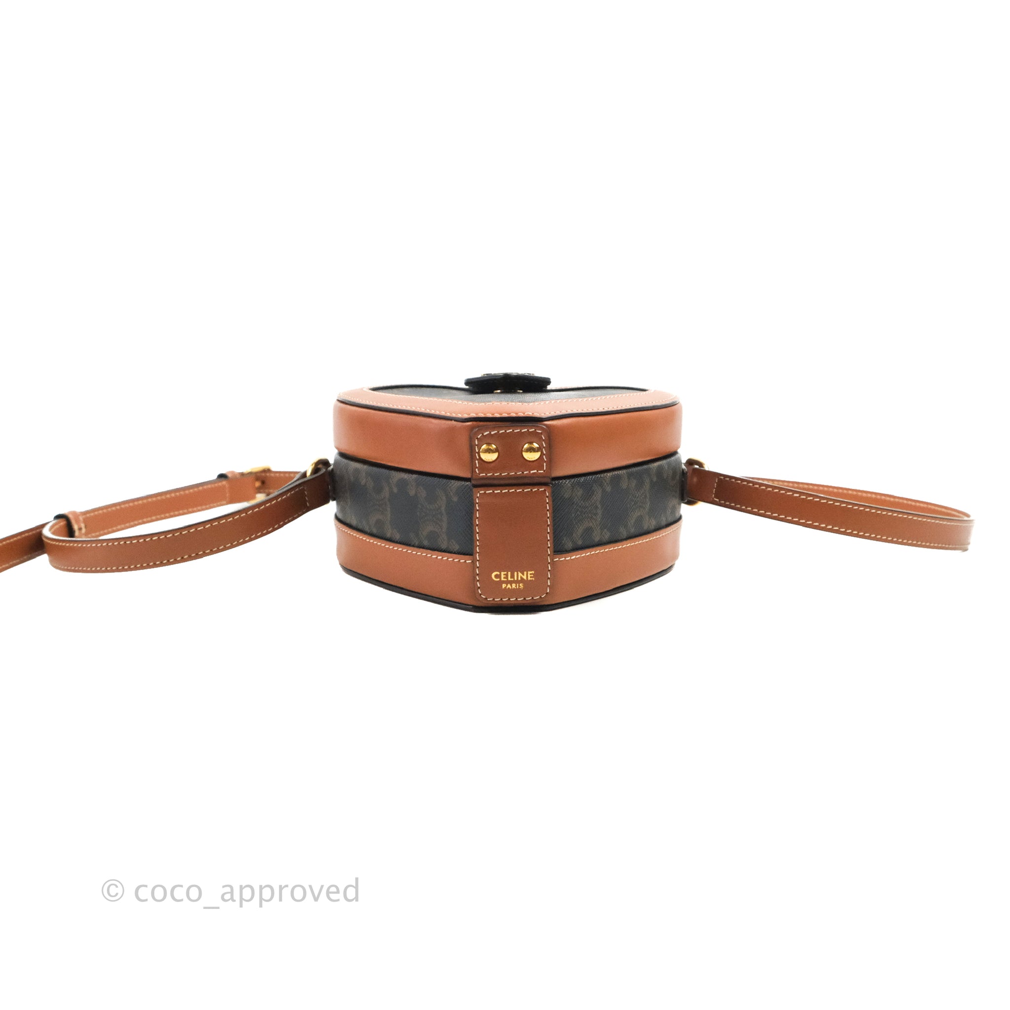 Celine Medium Tambour Bag Celine Heart Tambour Bag Triomphe Canvas