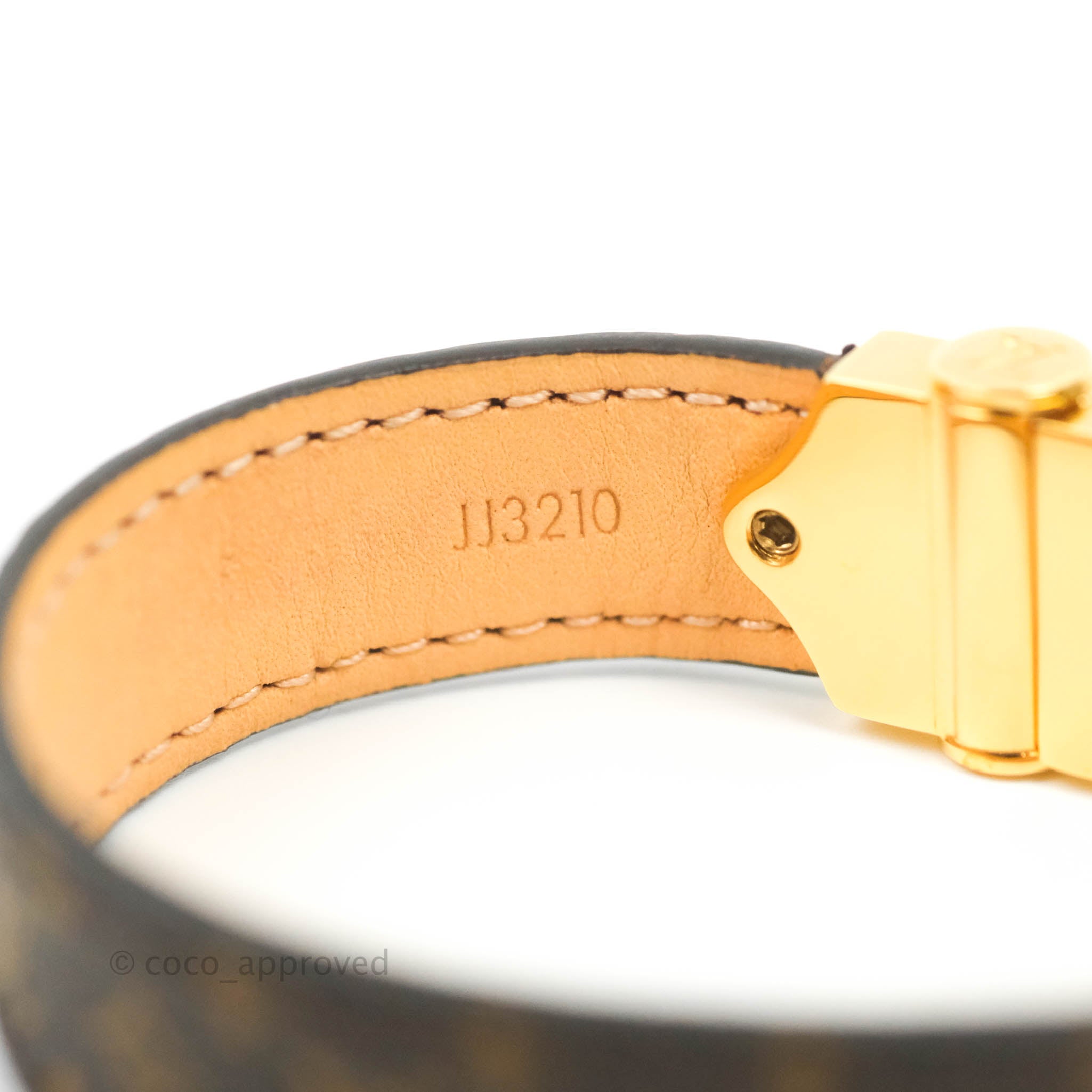 Louis Vuitton Nano Monogram bracelet - Brown, Brass Wrap, Bracelets -  LOU804190