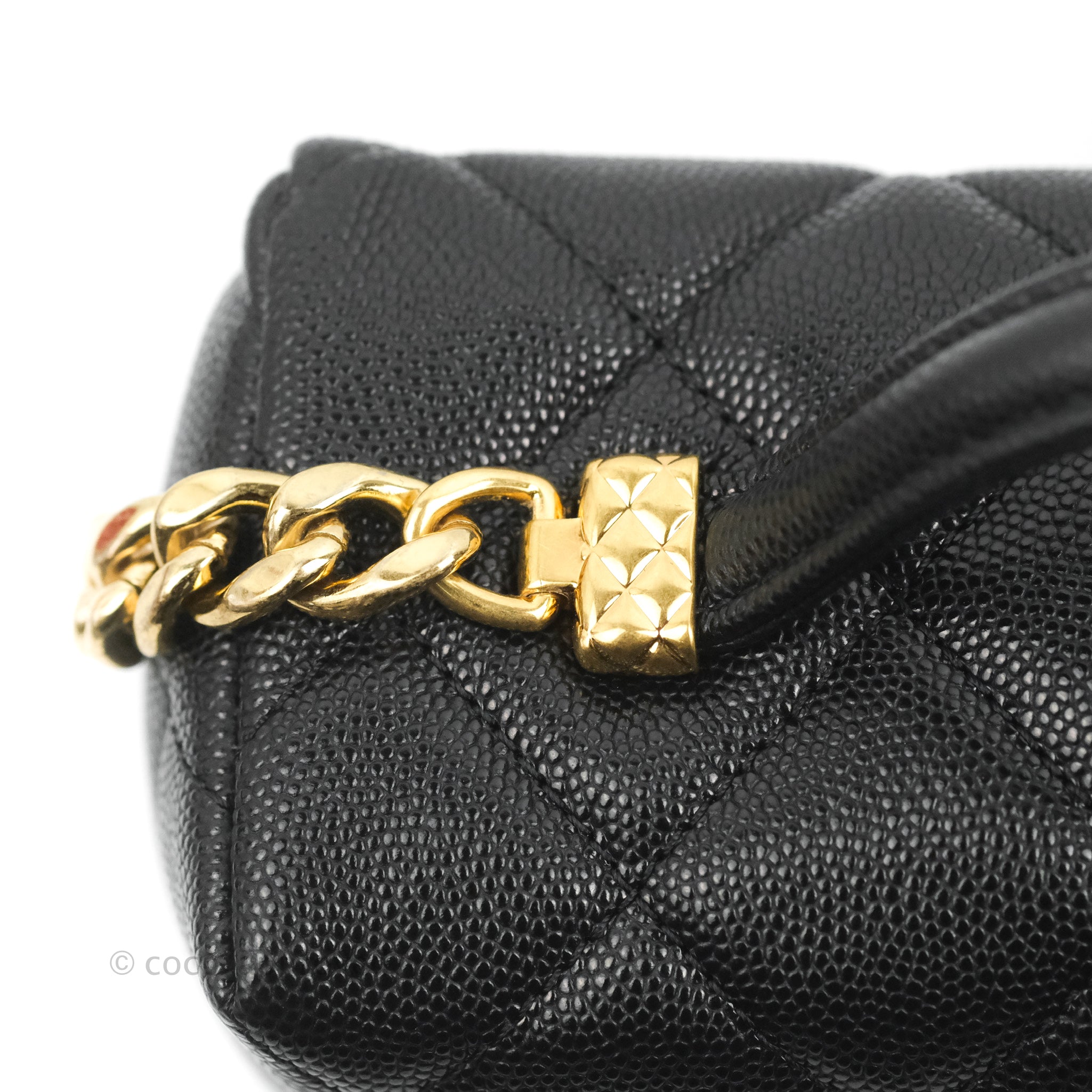 CHANEL Caviar Quilted Small Double Flap Pink 1278461