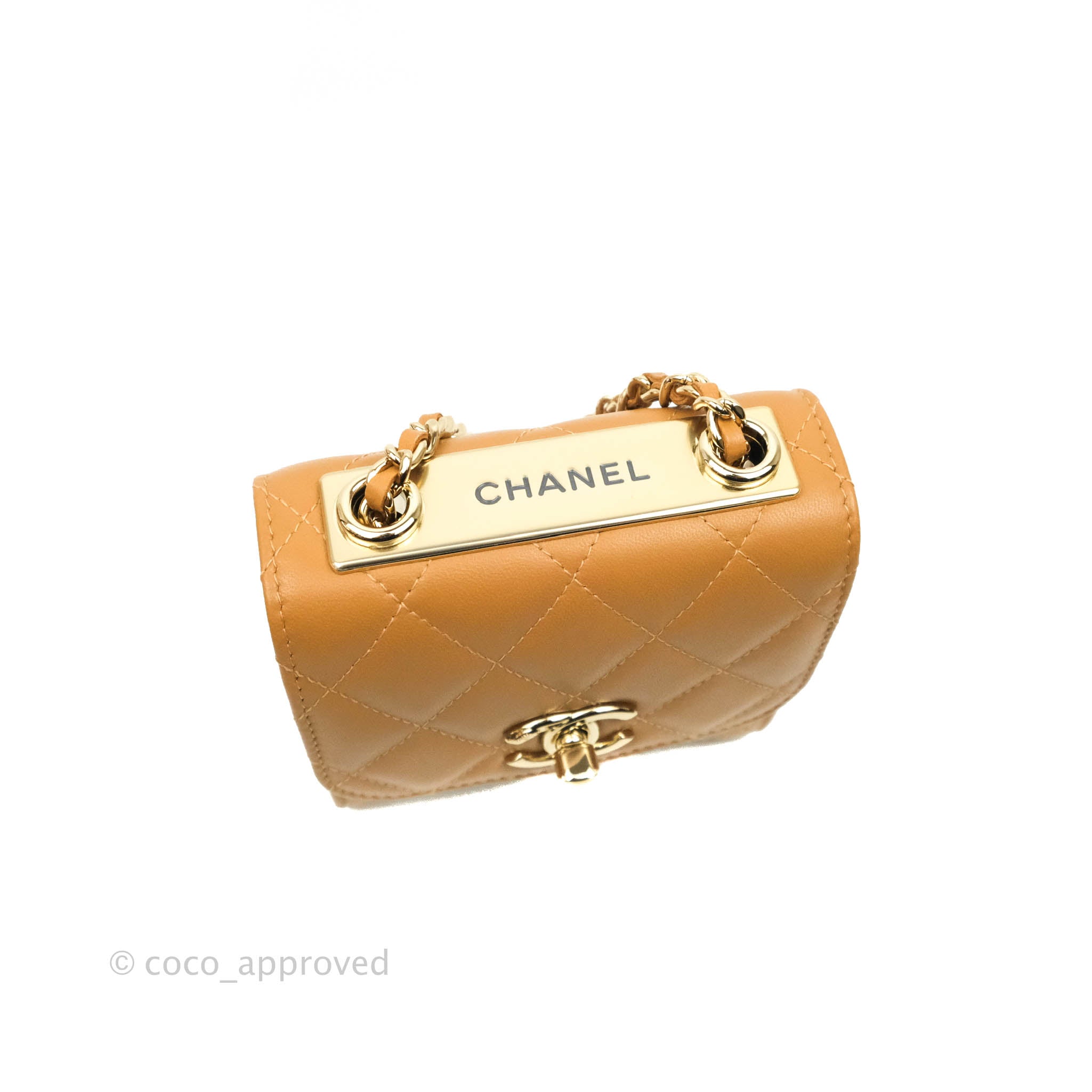 chanel bum bag with chains