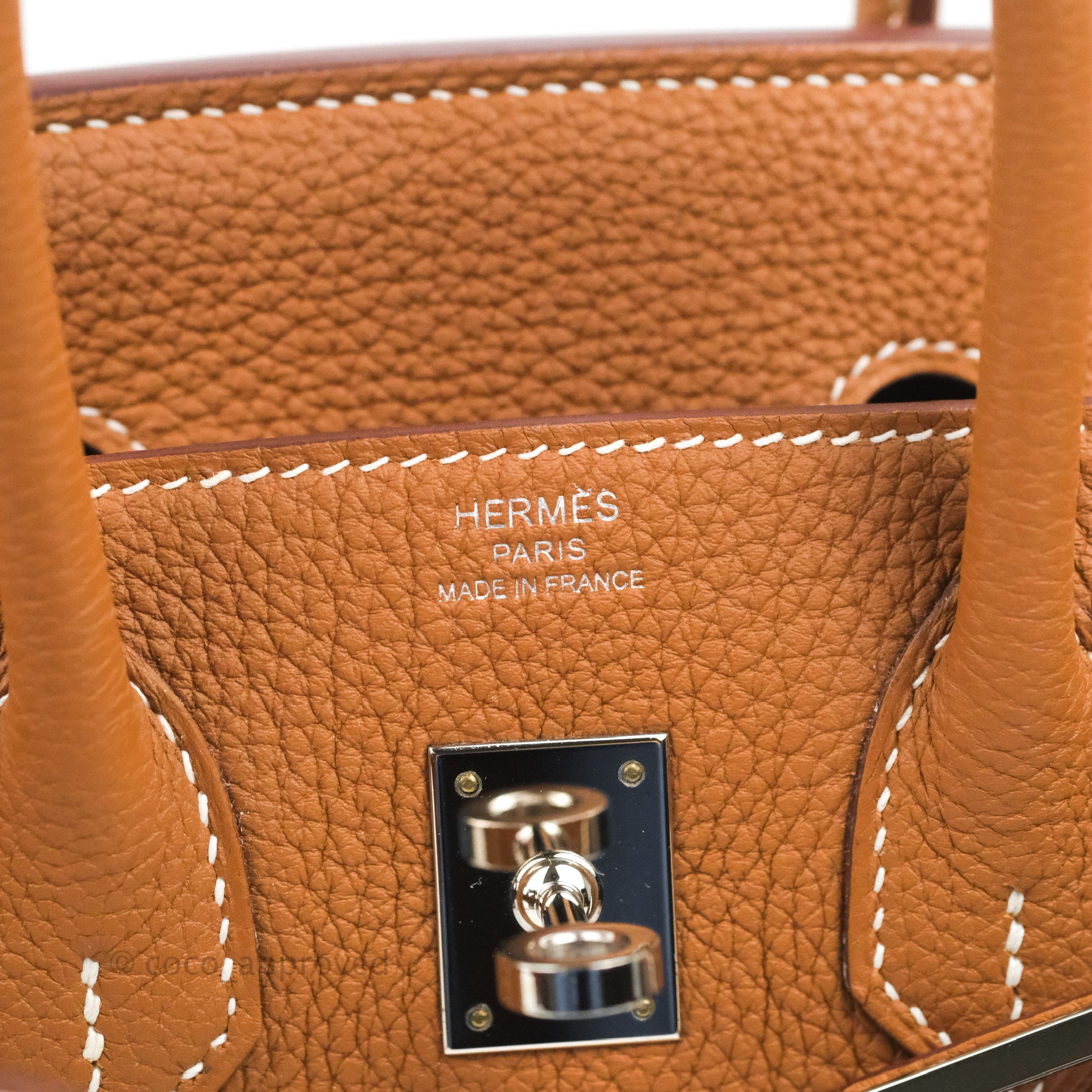 Hermes Birkin 25 Sellier Gold Epsom Palladium Hardware – Coco Approved  Studio