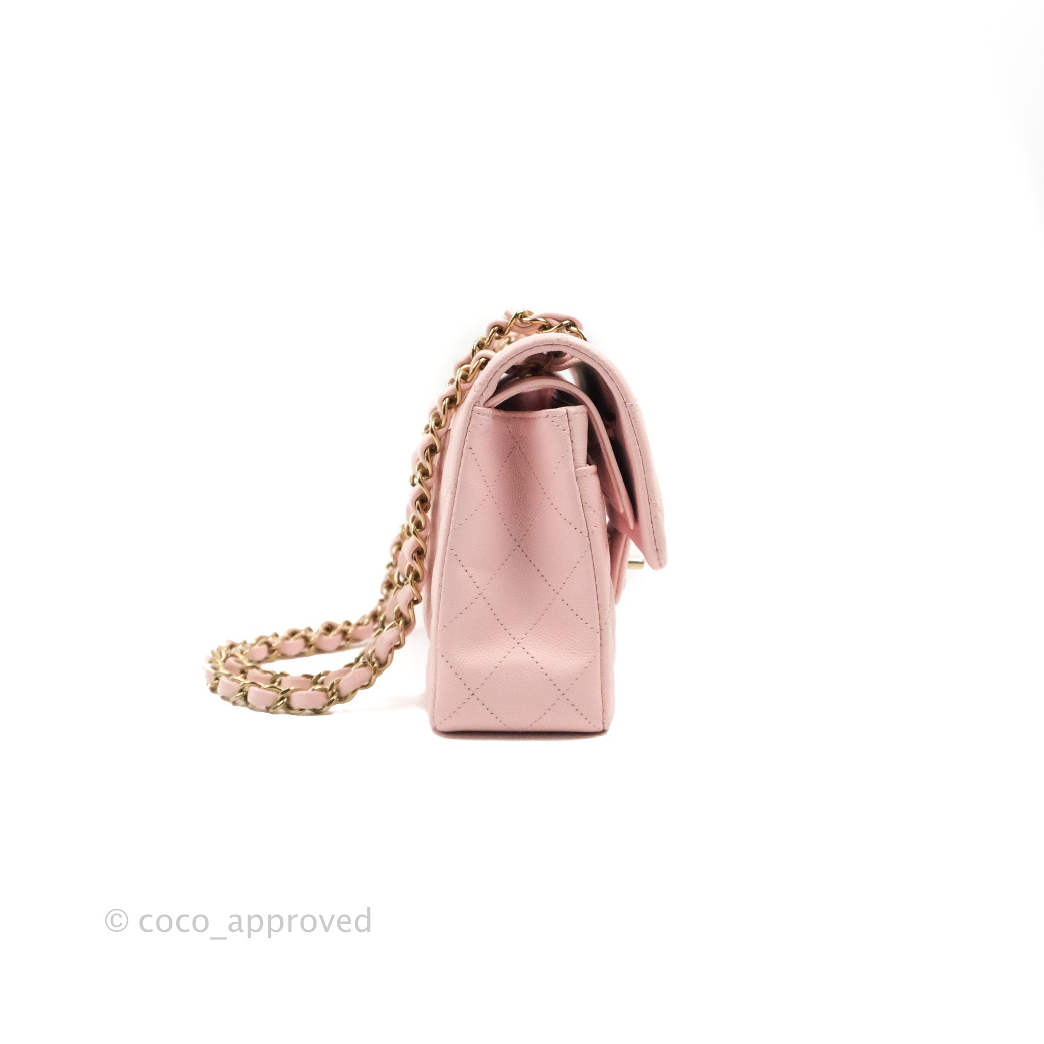 Chanel Mini Peach-Salmon GHW - Designer WishBags