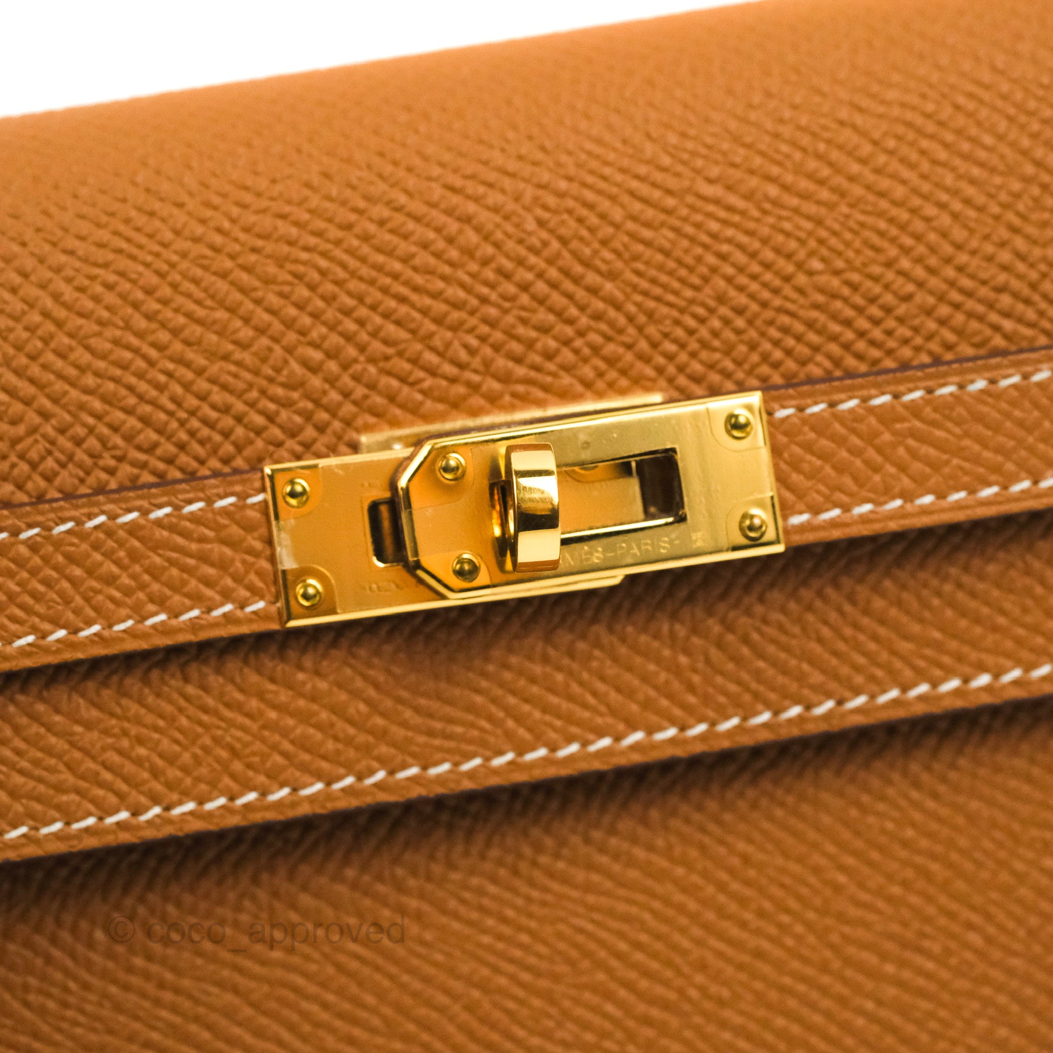 Hermès Kelly To Go Wallet Rouge H/ Brick Epsom Gold Hardware – Coco  Approved Studio
