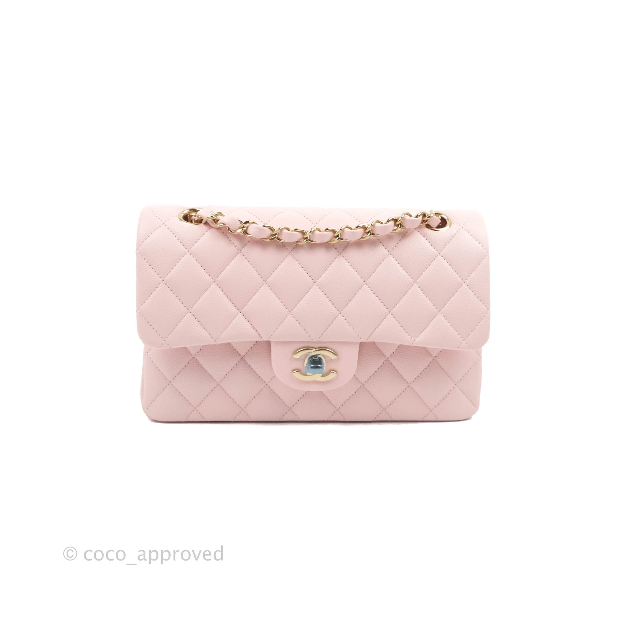 small pink chanel handbag new