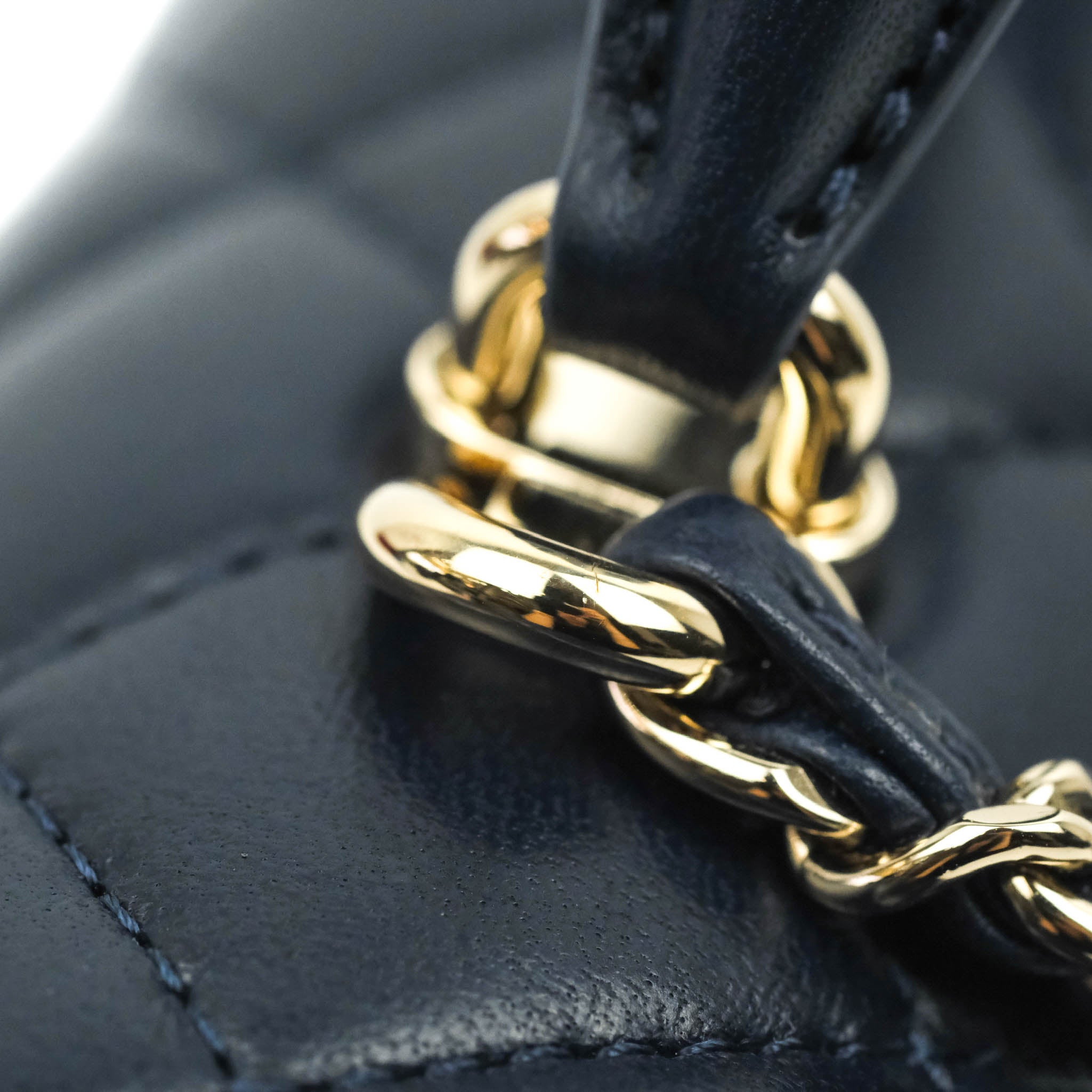 Chanel Top Handle Mini Rectangular Flap Bag Light Blue Lambskin Gold H – Coco  Approved Studio