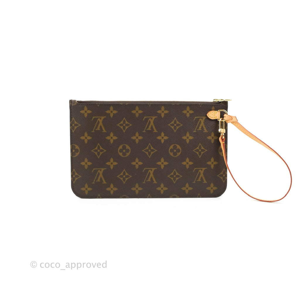 Louis Vuitton Neverfull Clutch Monogram Canvas