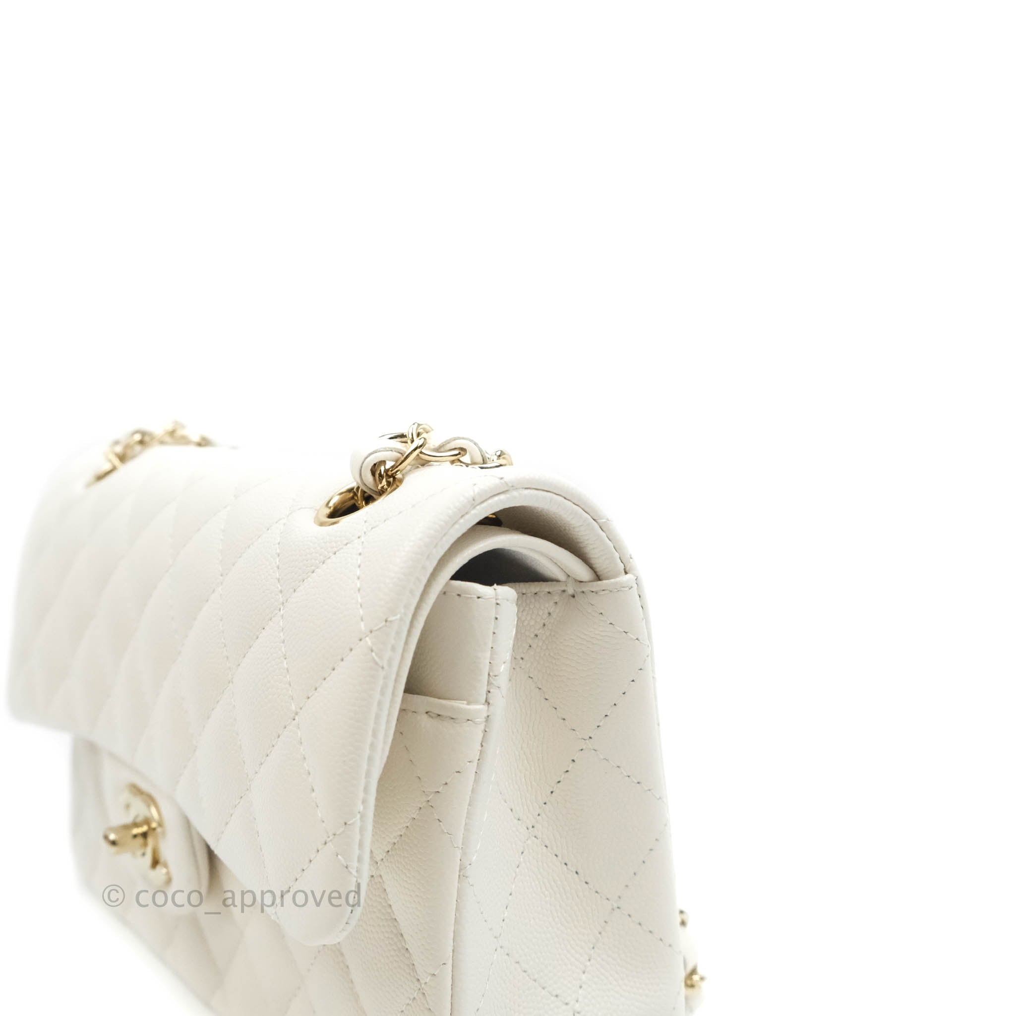 CHANEL Classic Flap Bag White – Sartorial Avenue