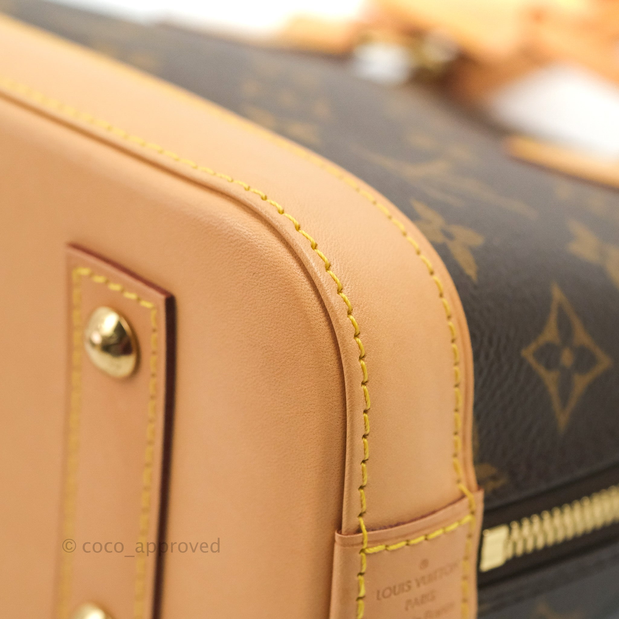 Louis Vuitton Alma Bag Monogram Canvas BB Cloth ref.1005503 - Joli Closet