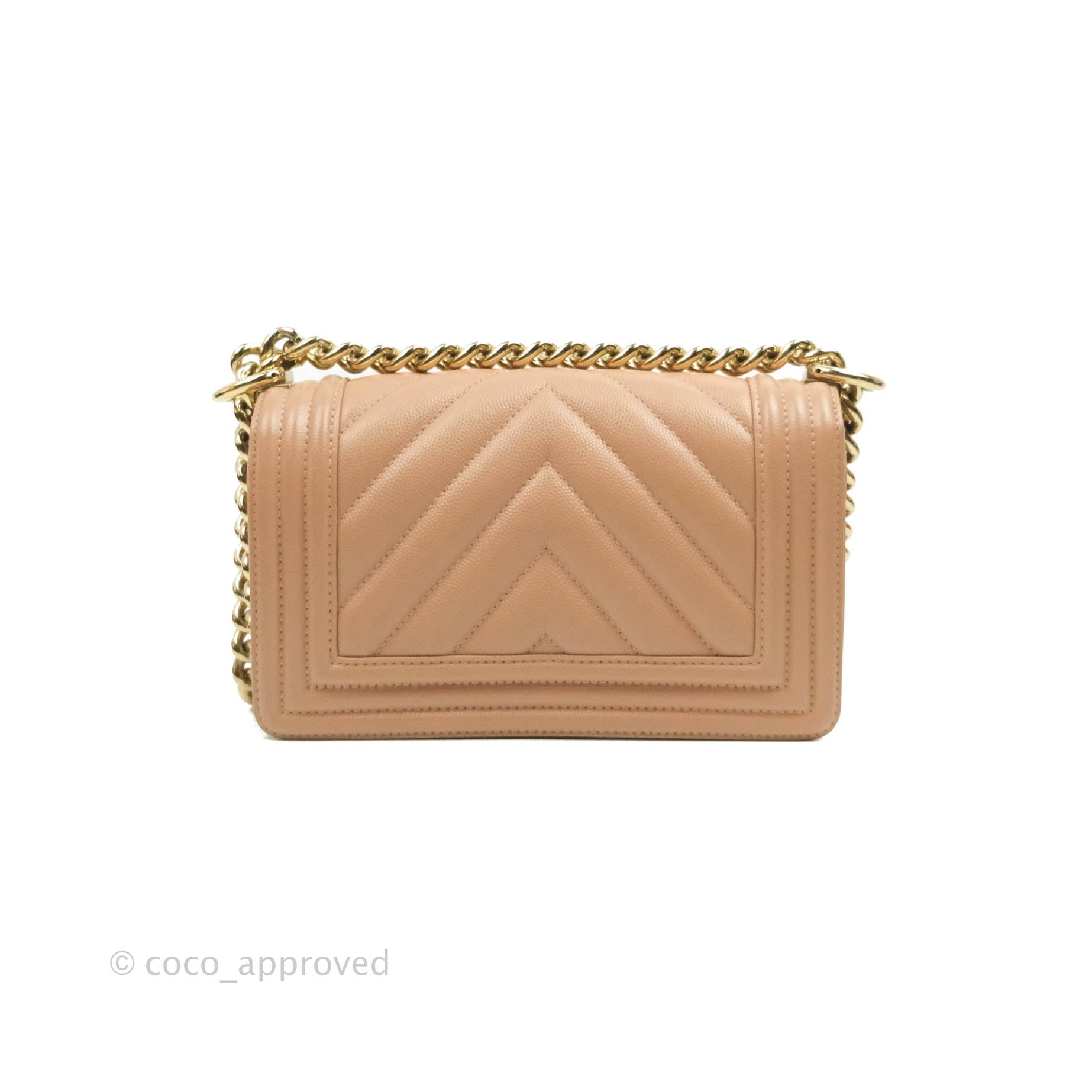 Only 1398.00 usd for Small Chevron Boy Bag in Dark Pink Lambskin
