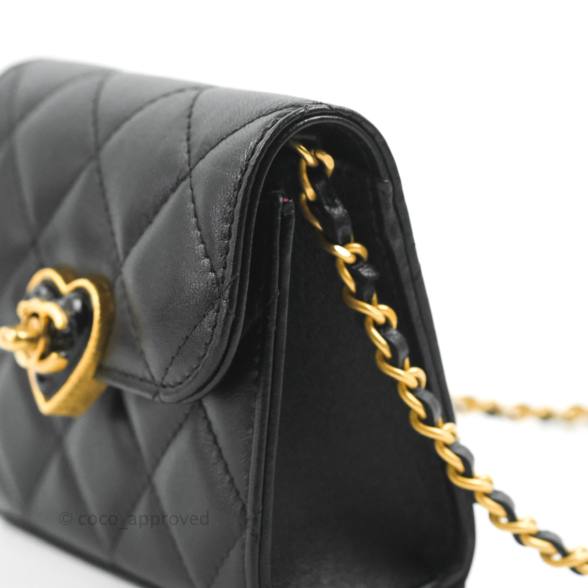 Chanel Heart Clutch With Chain - ShopStyle